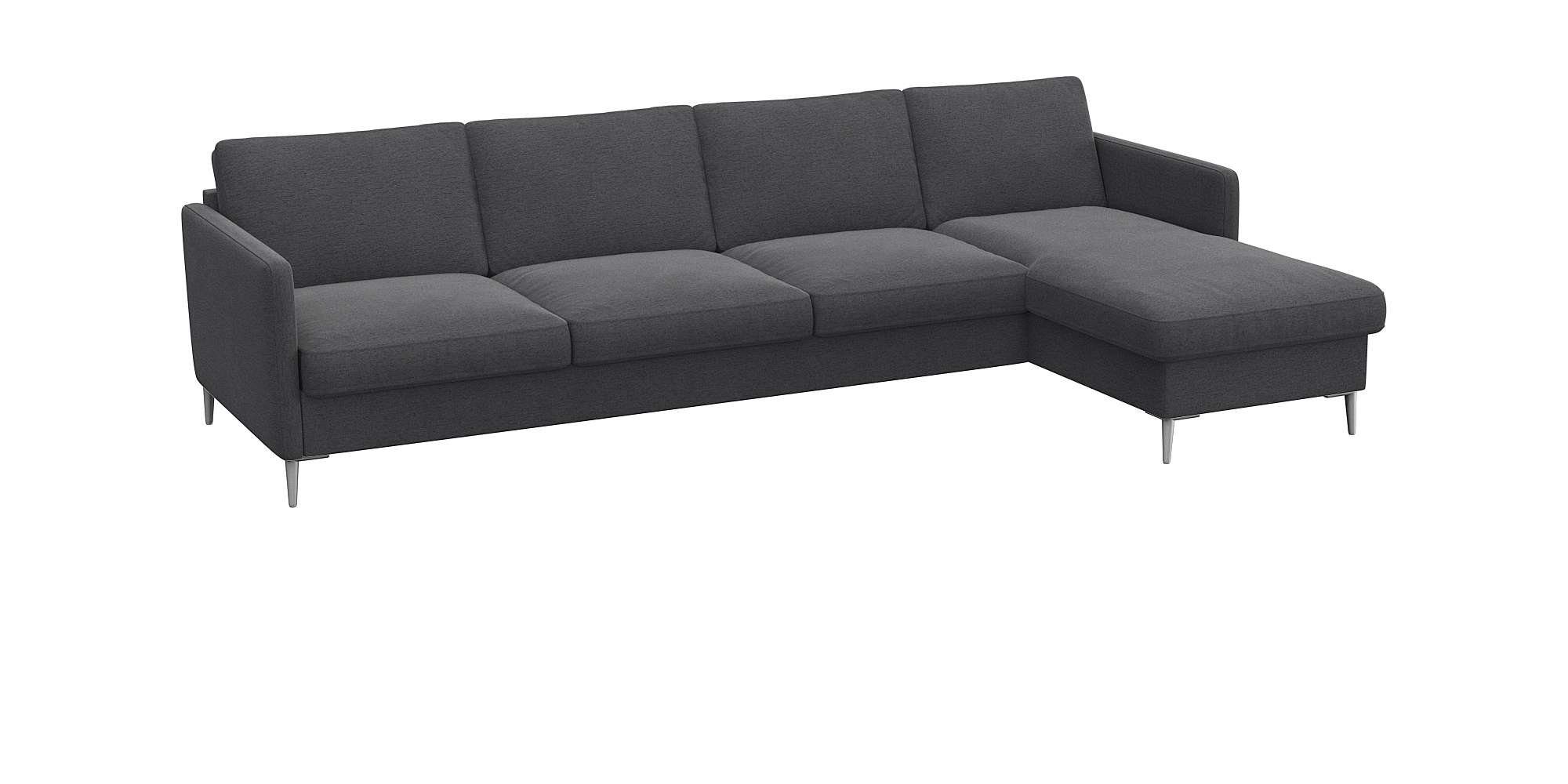 FLEXLUX Hoekbank Fiore, L-vorm, comfortabel en aangenaam door hoogwaardige zitopbouw