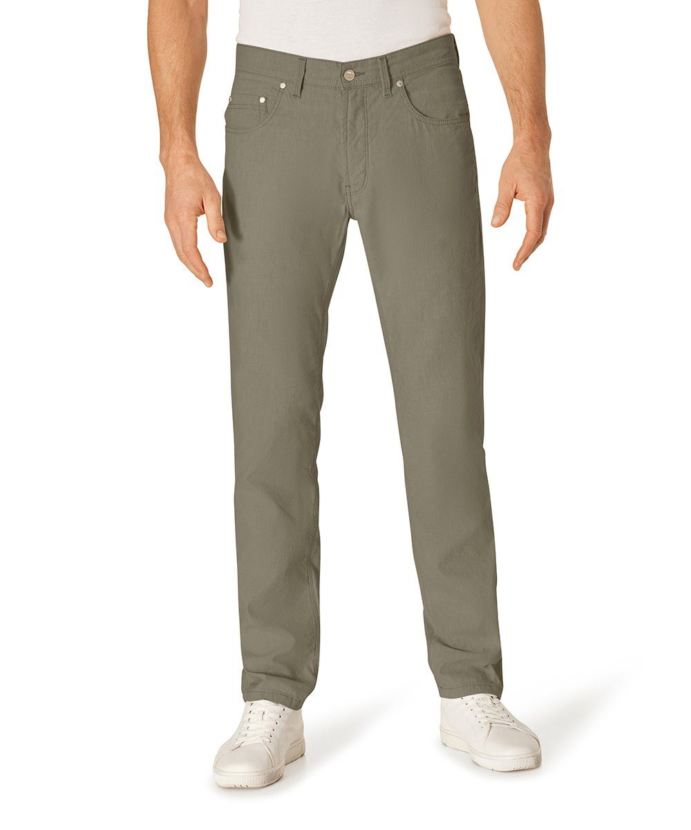 pioneer authentic jeans five-pocketsbroek groen