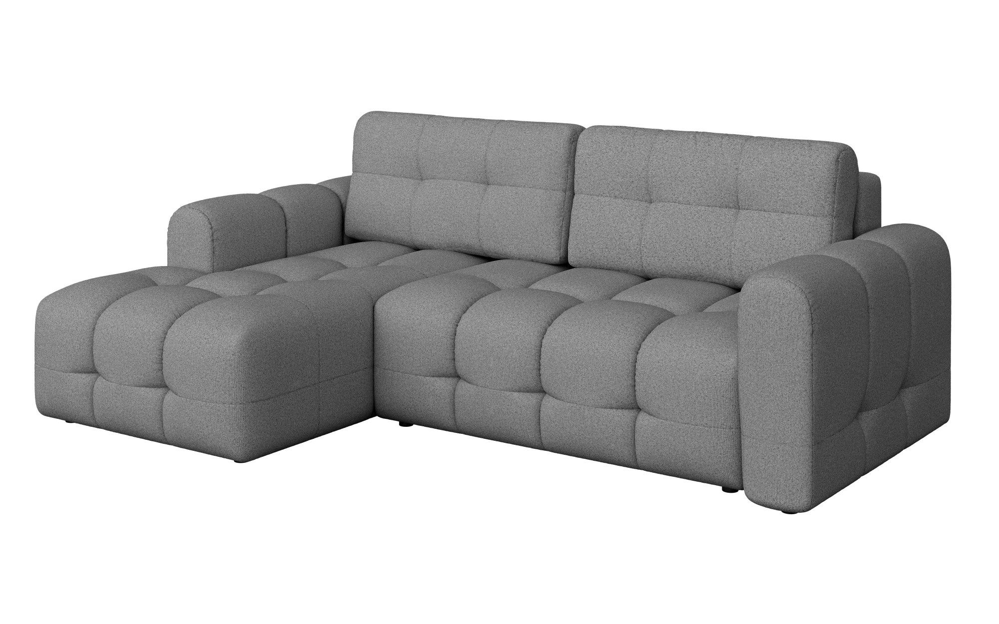INOSIGN Hoekbank Manilla, optioneel met bedfunctie, B/D/H 265/170/91 cm L-vorm met recamiere rechts/links bestelbaar, golfondersteuning