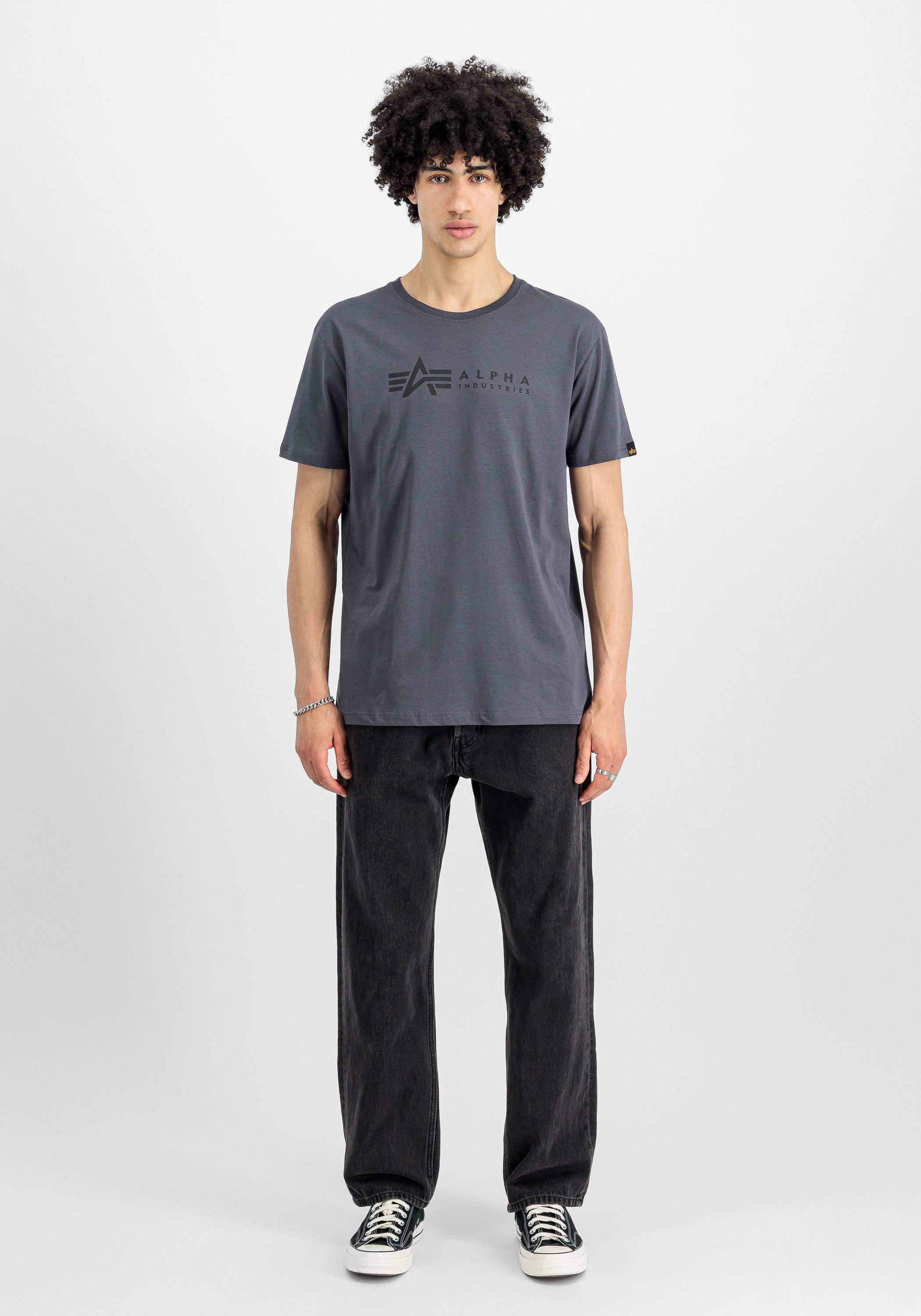 Alpha Industries T-shirt Alpha Industries Men - T-Shirts Alpha Label T-Shirt 2 Pack