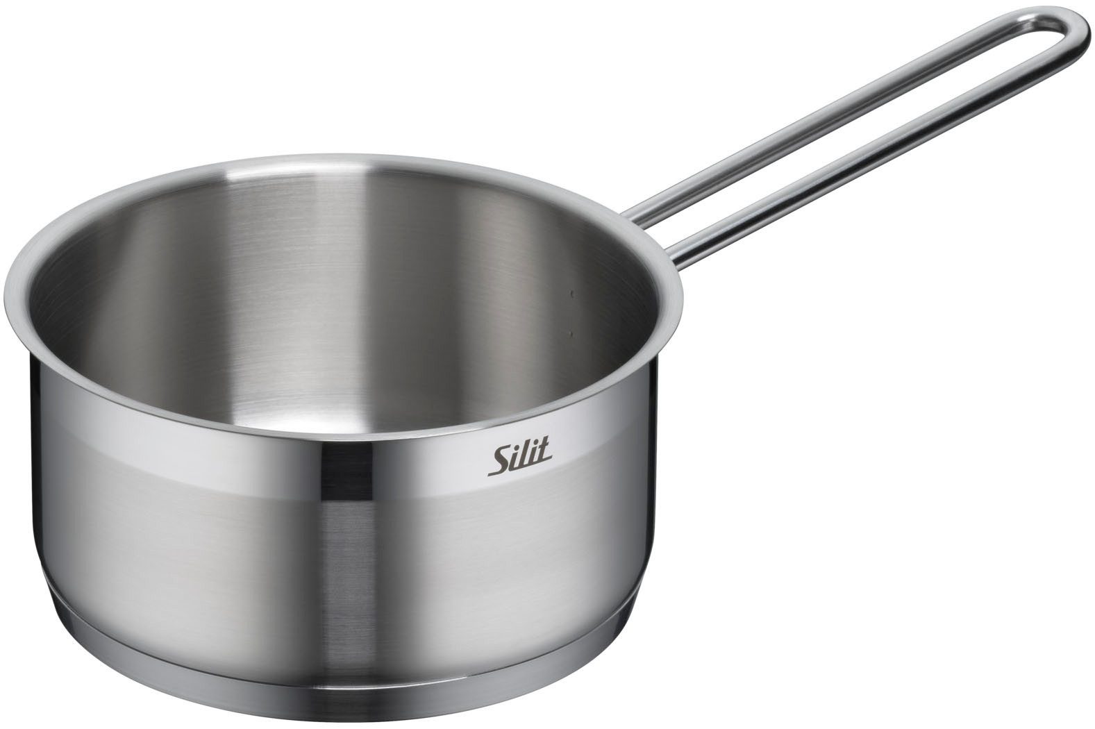 Silit Pannenset Toskana, gedeeltelijk gematteerd, inductie potten set ongecoat met glazen deksel, geschikt voor alle soorten fornuizen, zonder binnenschaalverdeling (set, 9-delig)