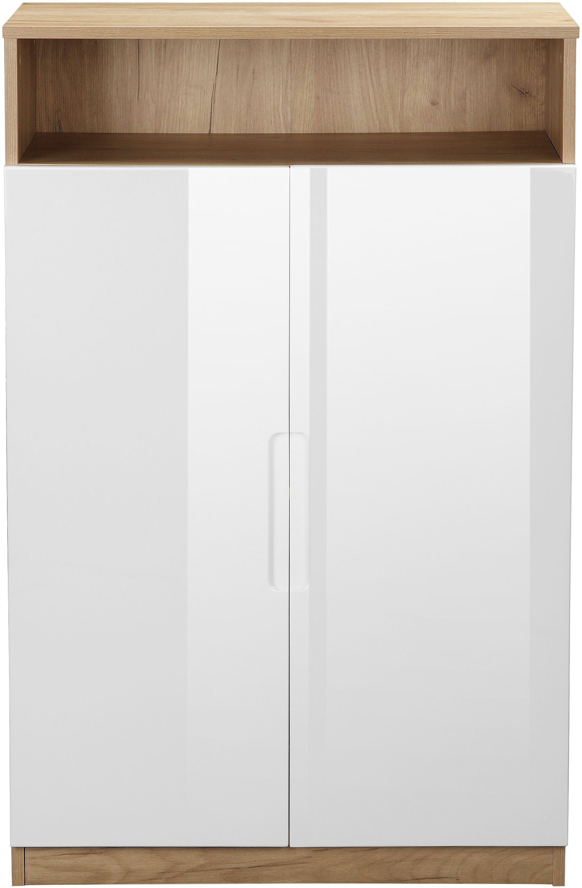 andas Archiefkast Lund met grepen en hoogglans fronten, mappenhoogte, breedte 70 cm