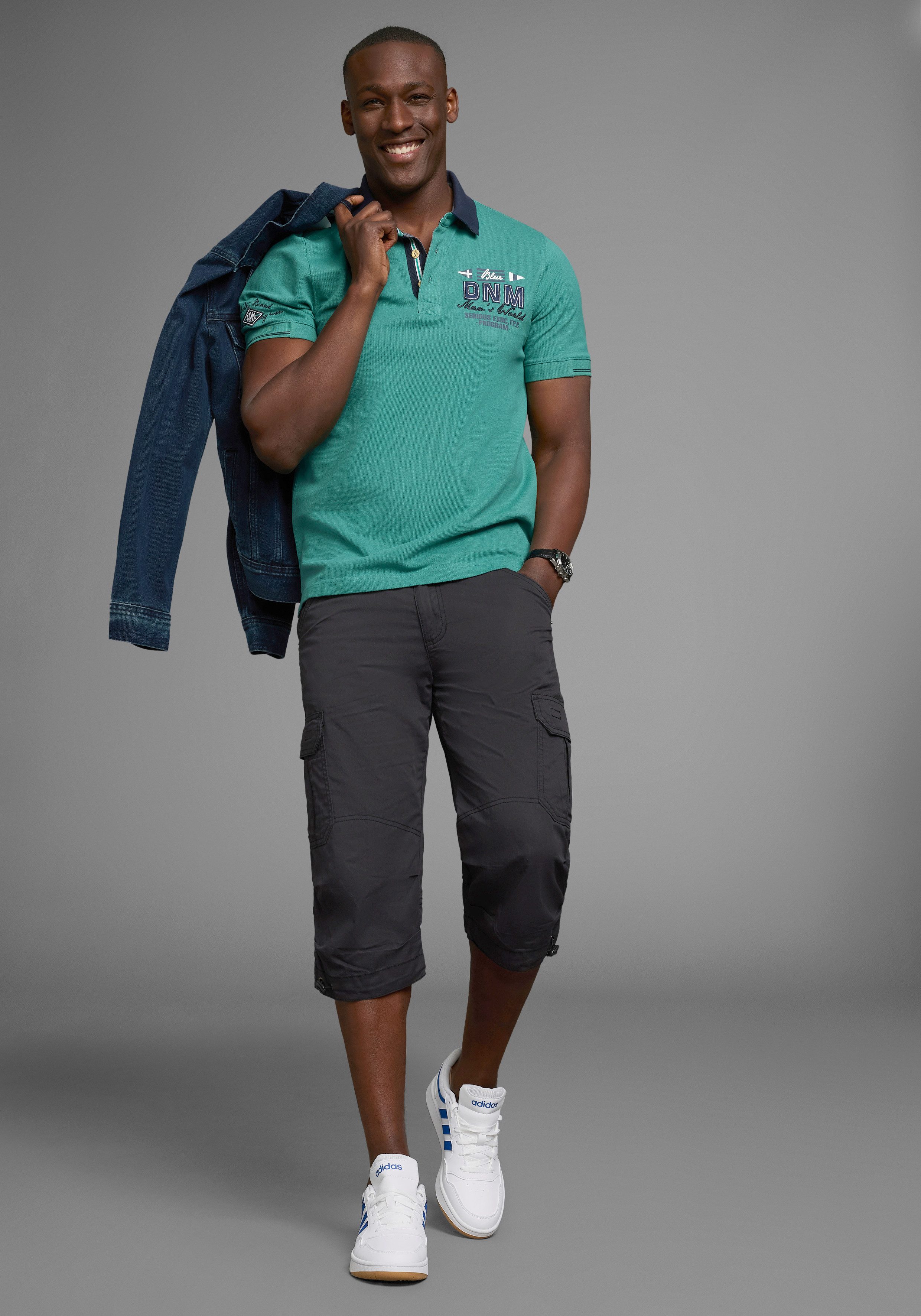 Man's World Poloshirt Korte mouwen, met polokraag, voor sportieve activiteiten
