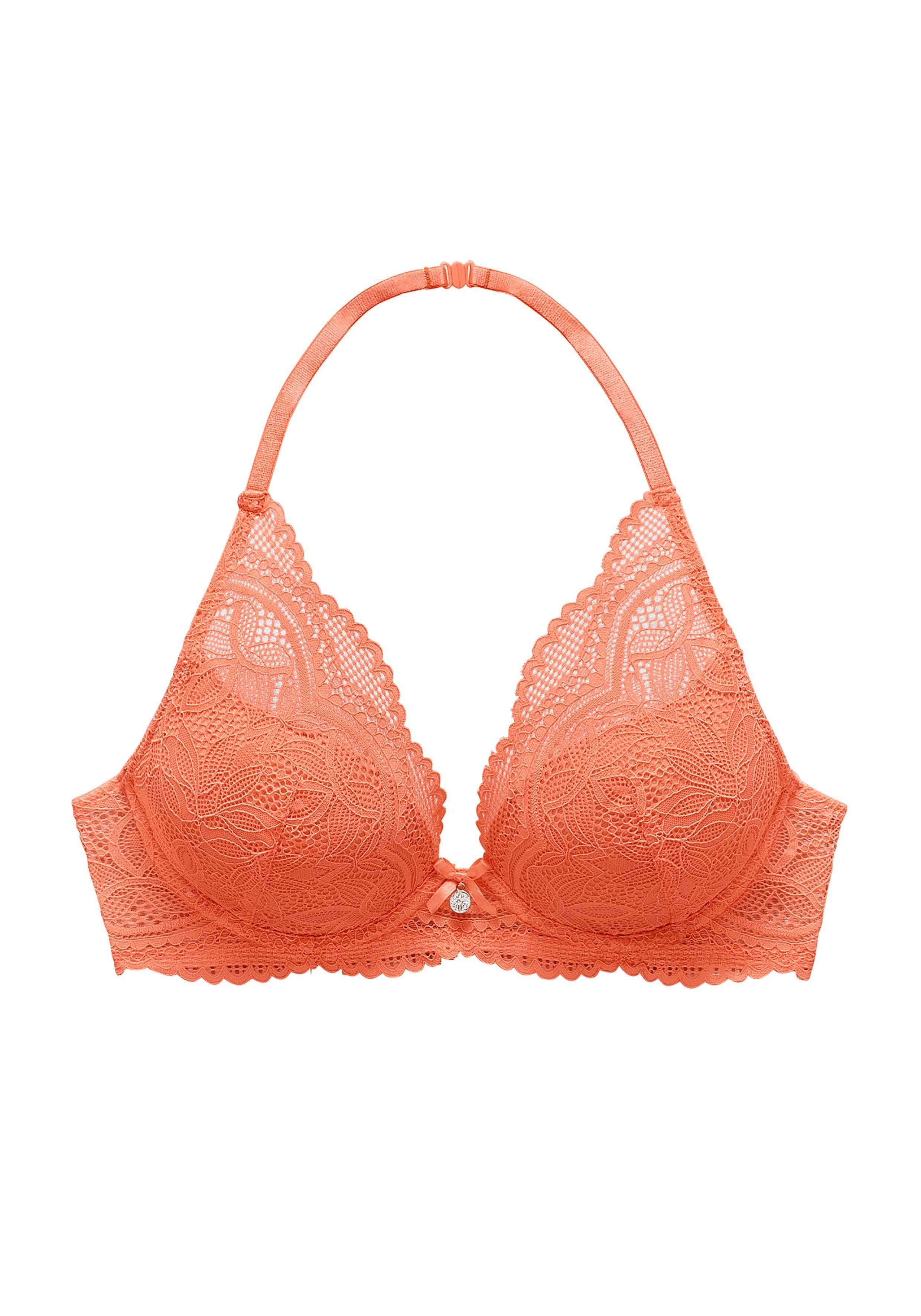 Nuance Bh met halterbandjes Vivianna met verschillende bandjes varianten, met bloemige kant, lingerie