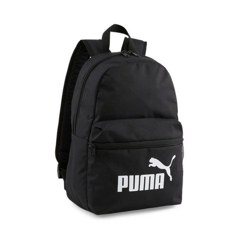 Zwarte rugzak met ritssluiting Puma , Black , Unisex