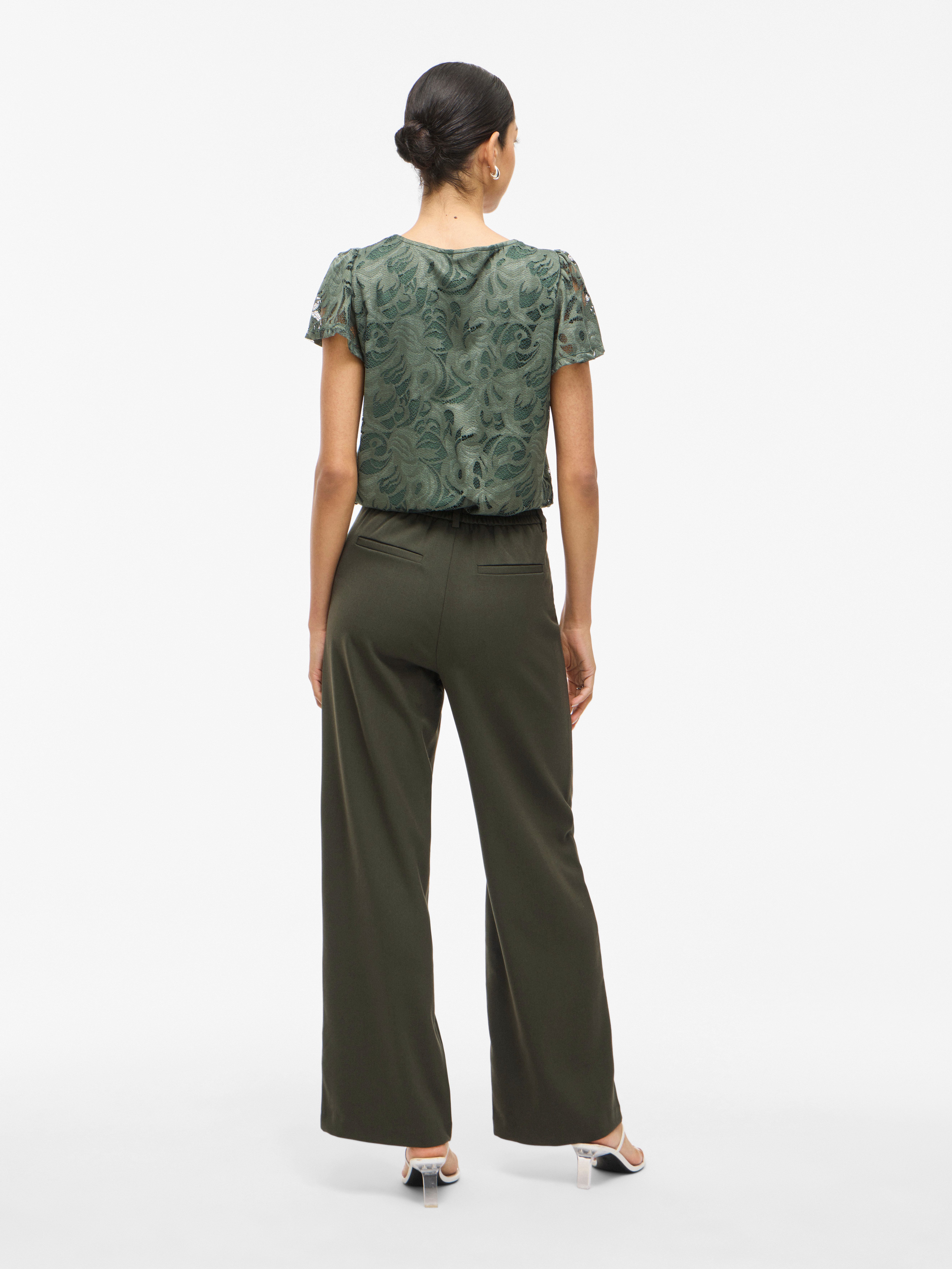 Vila Pantalon VIVARONE HW WIDE PANT - NOOS