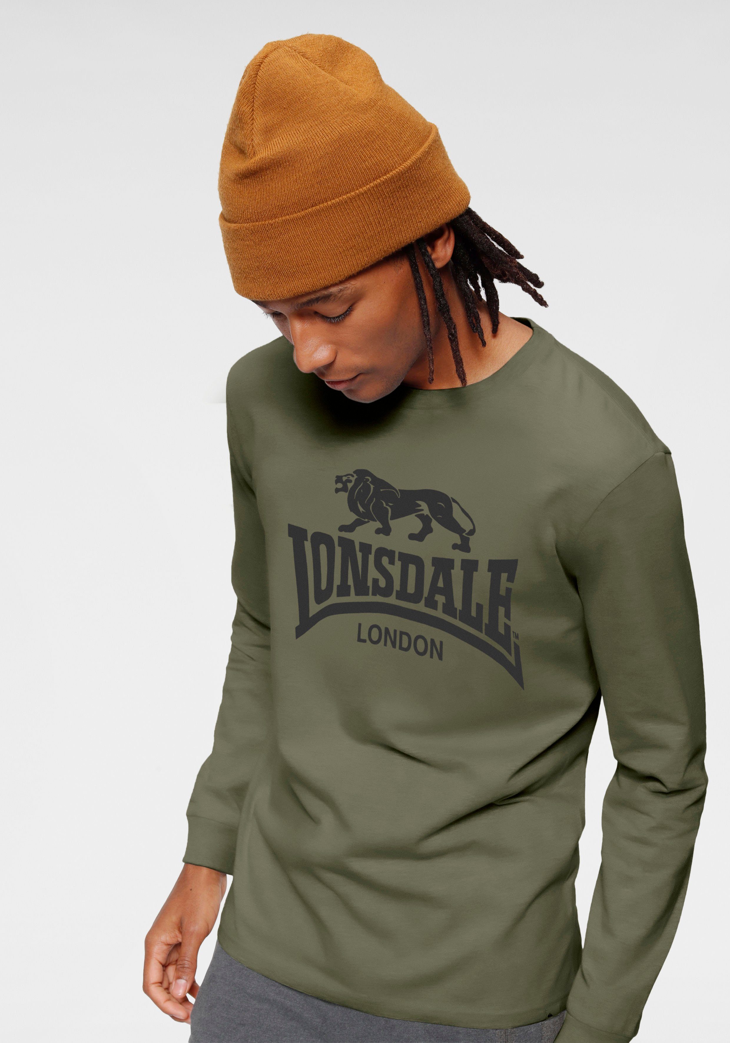 Lonsdale Shirt met lange mouwen AYRSHIRE (2-delig, Set van 2)