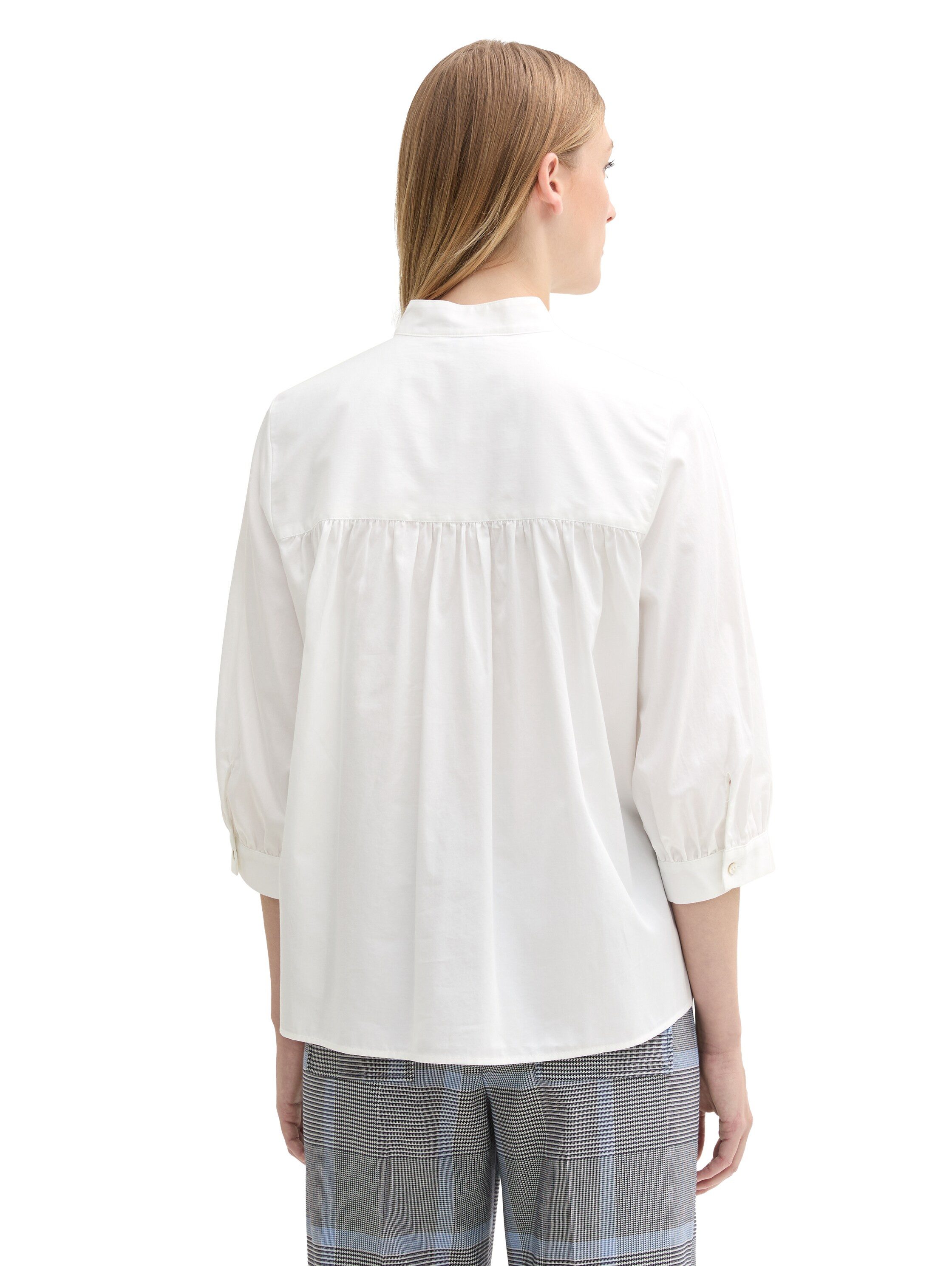 Tom Tailor Blouse met lange mouwen met ruches