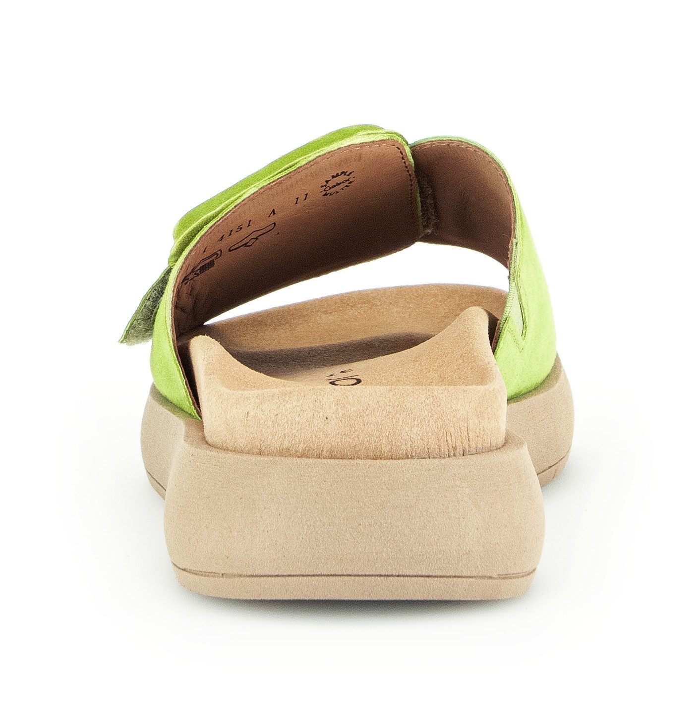 Gabor Slippers , plateau, zomerschoen, slippers met grote decoratieve gesp