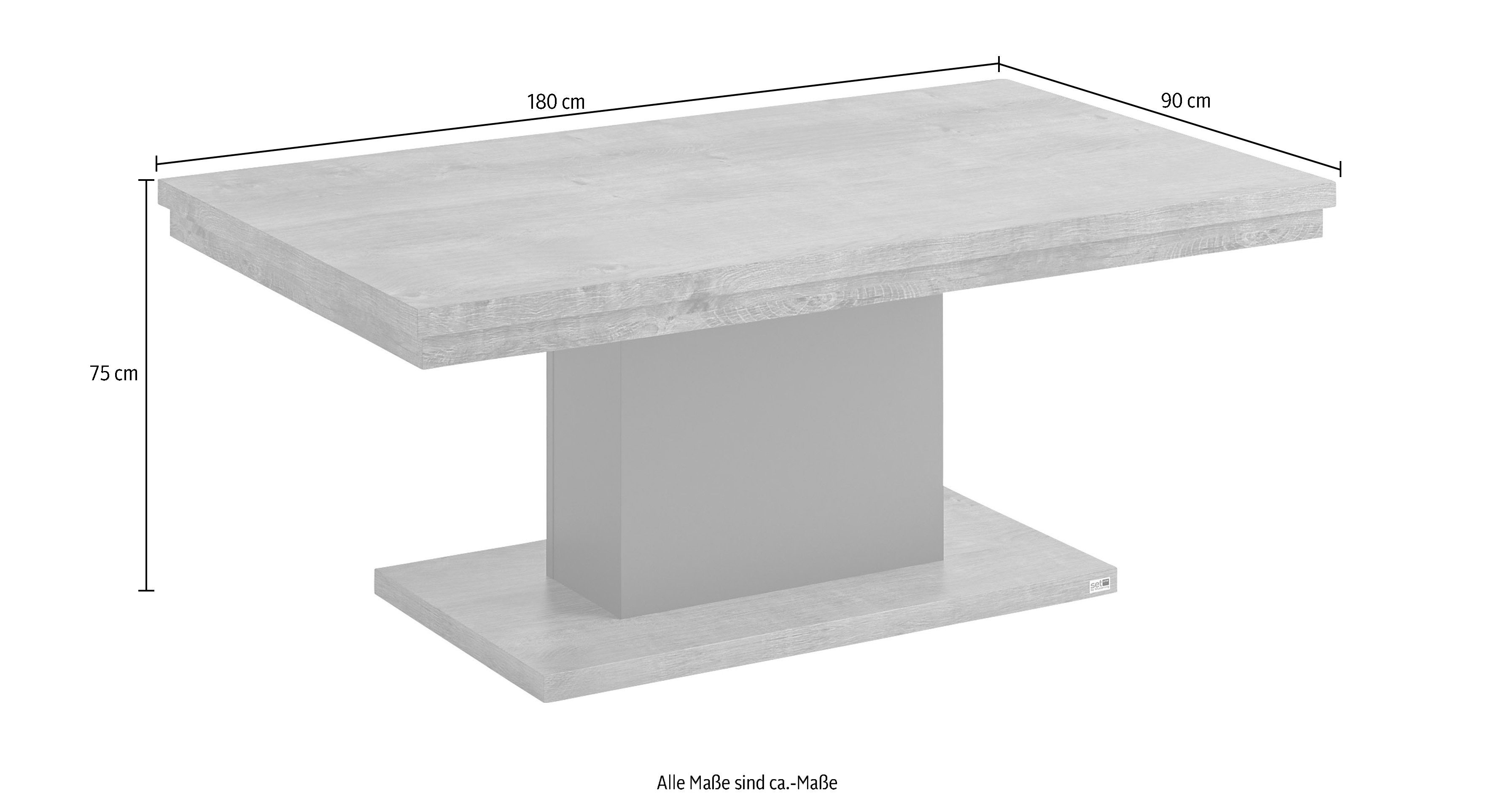 set one by Musterring Salontafel Lancaster Naar keuze in 2 kleuren, afm. (BxHxD in cm) 110 x 45 x 65 cm