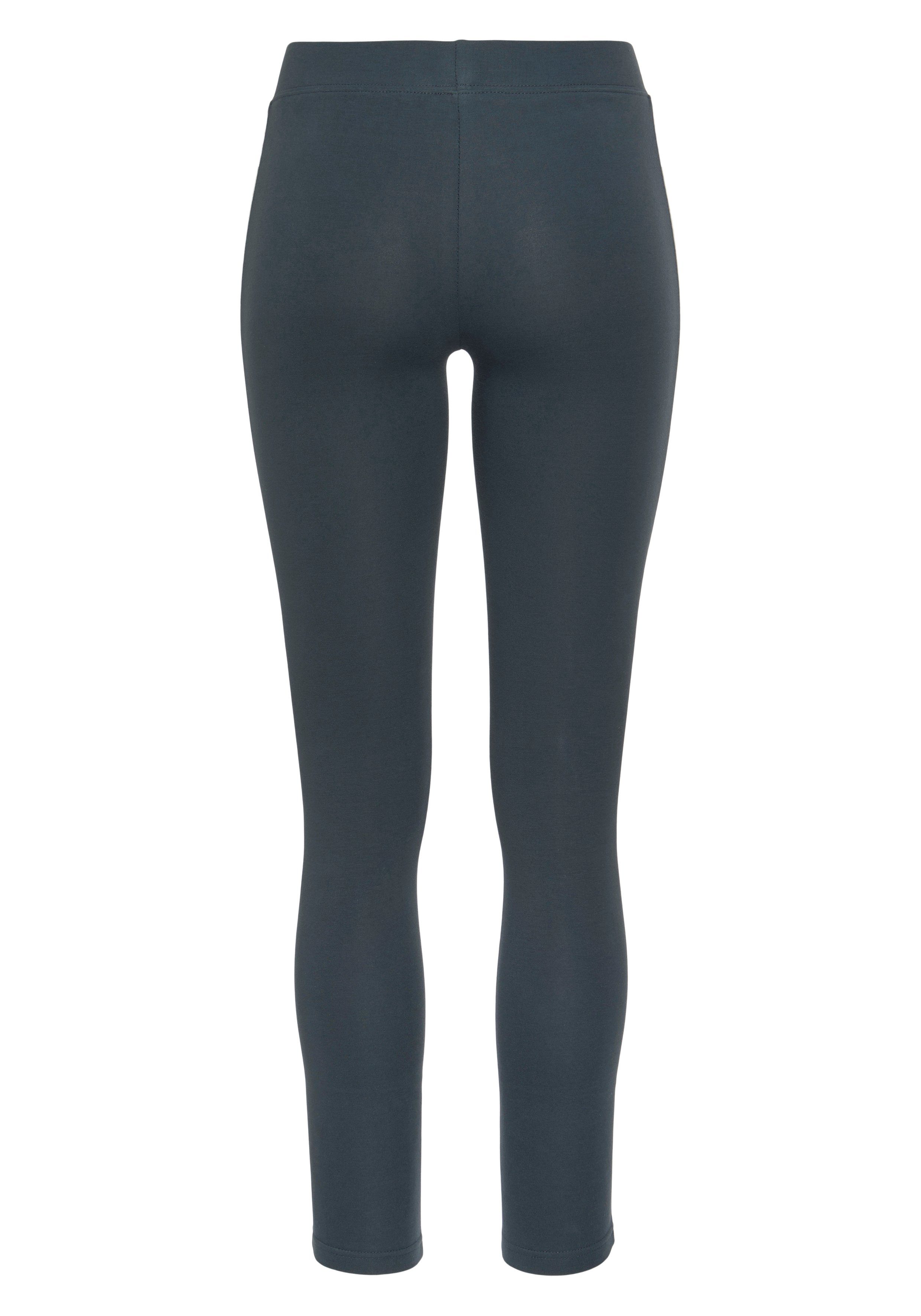 H.I.S Legging met witte contrastpaspel, loungewear