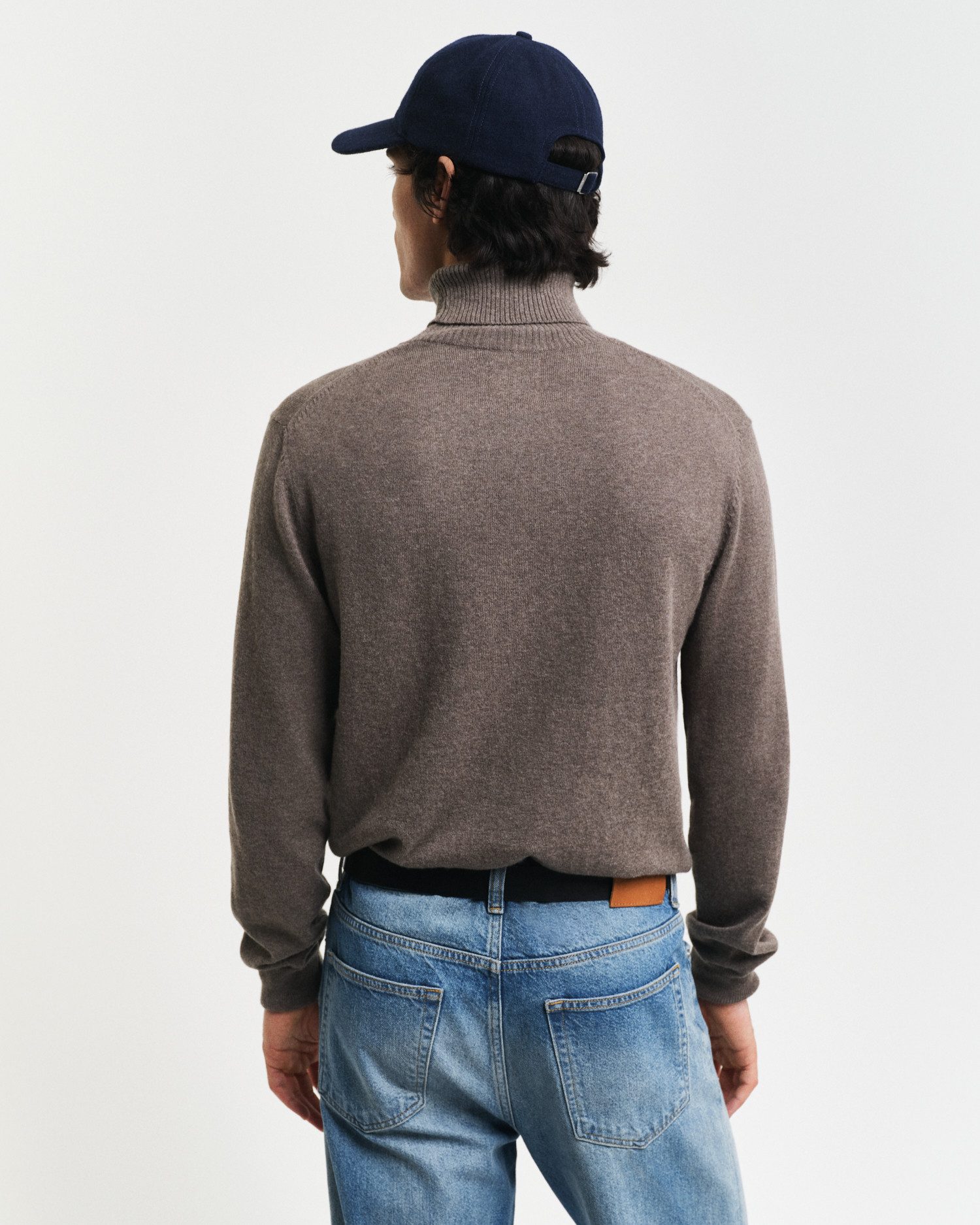 Gant Gebreide trui CTN/WO ROLLNECK Met een ronde hals