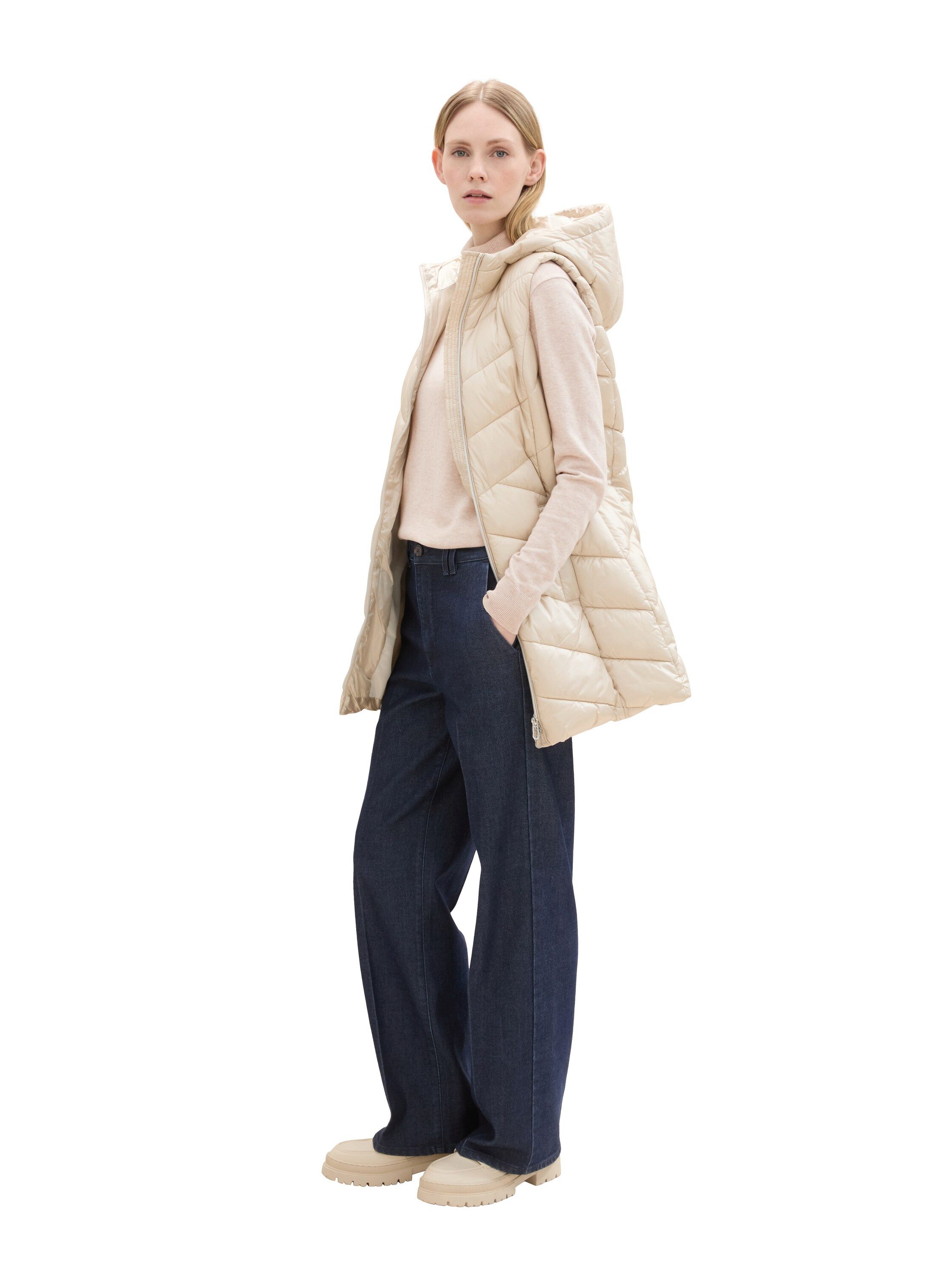 Tom Tailor Bodywarmer met een capuchon