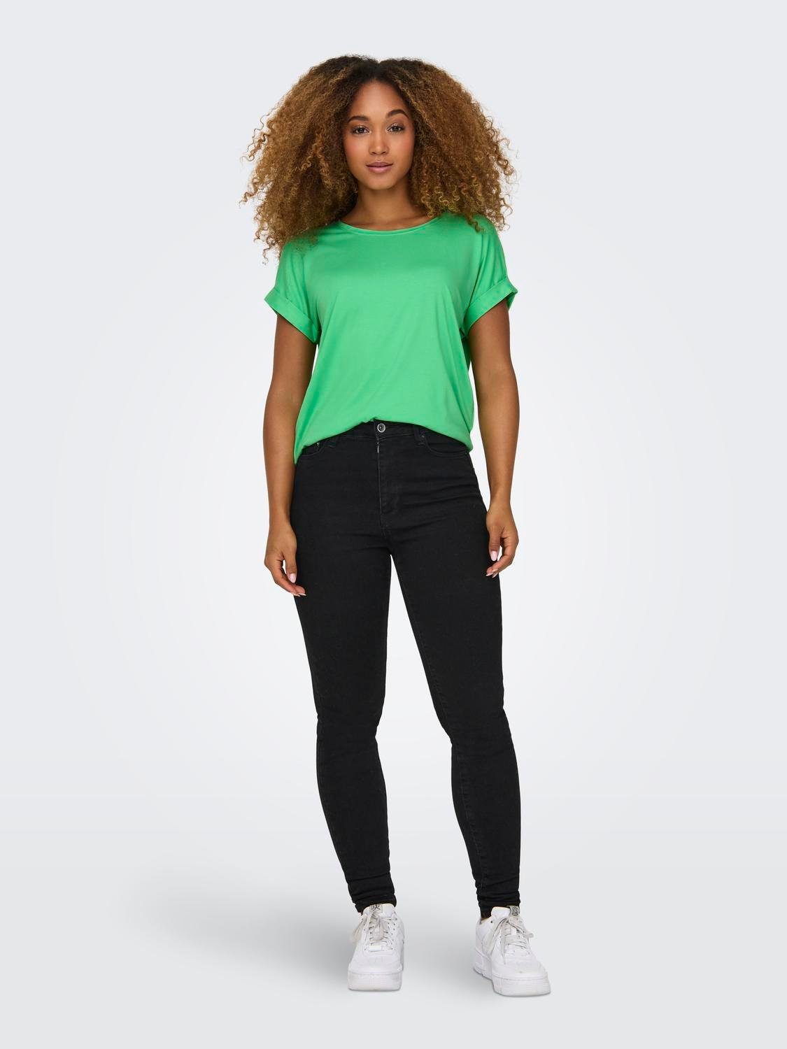 Only T-shirt ONLMOSTER S S O-NECK TOP NOOS JRS