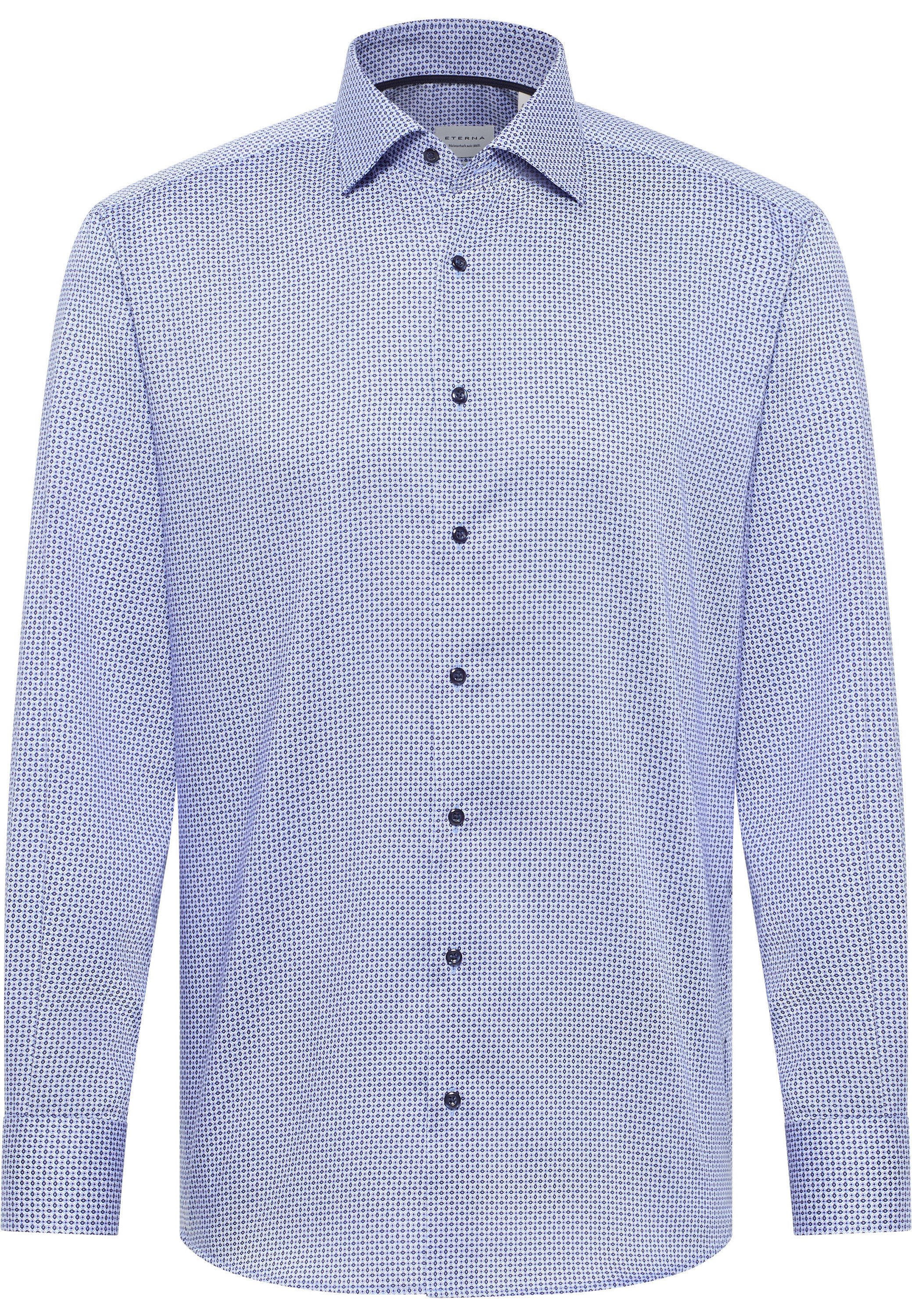 Eterna Overhemd met lange mouwen MODERN FIT NON IRON (strijkvrij)