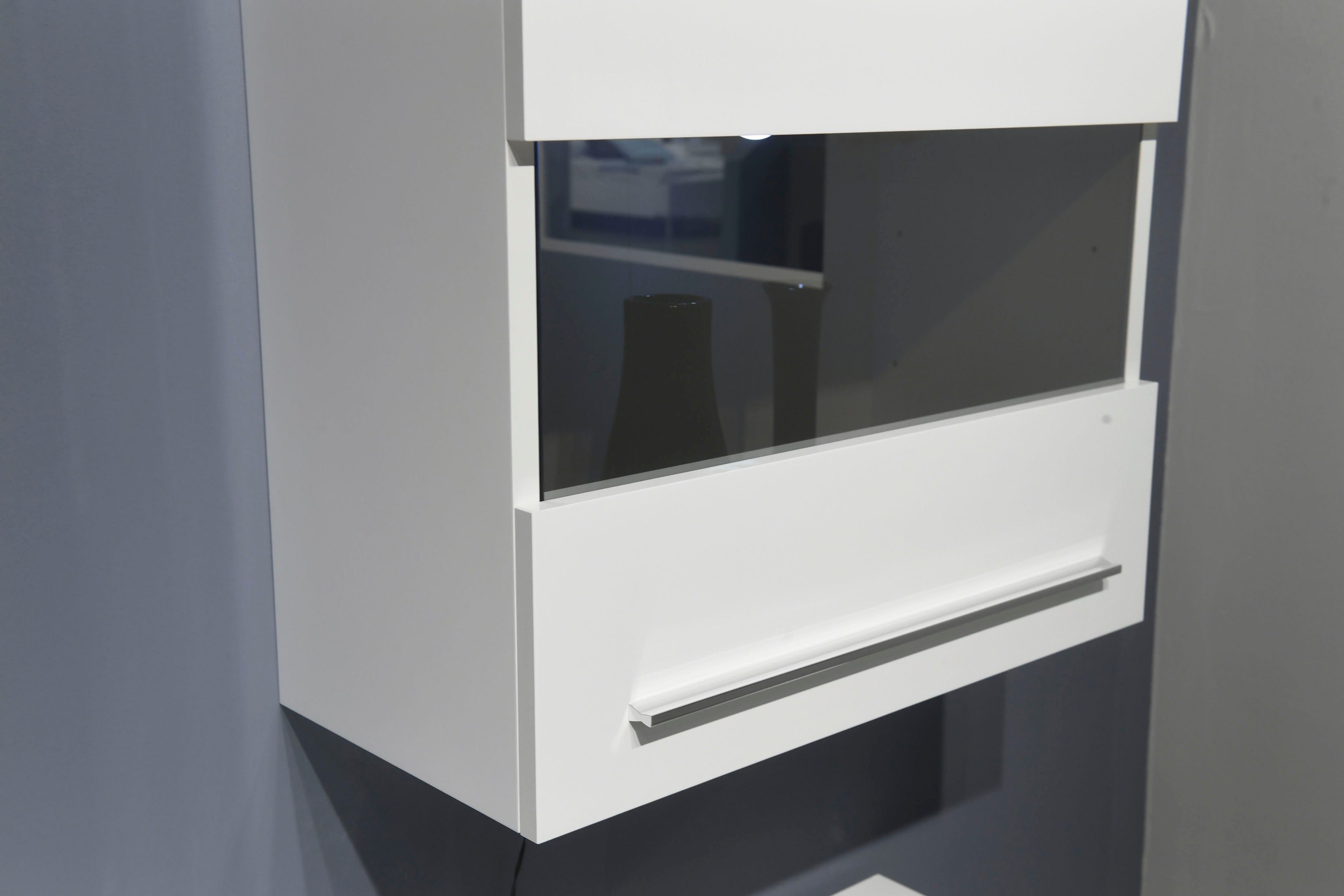 Places of Style Hangende vitrinekast Piano met en zonder glaselement, uv gelakt, soft-close, b/h:59,7/57,4 cm
