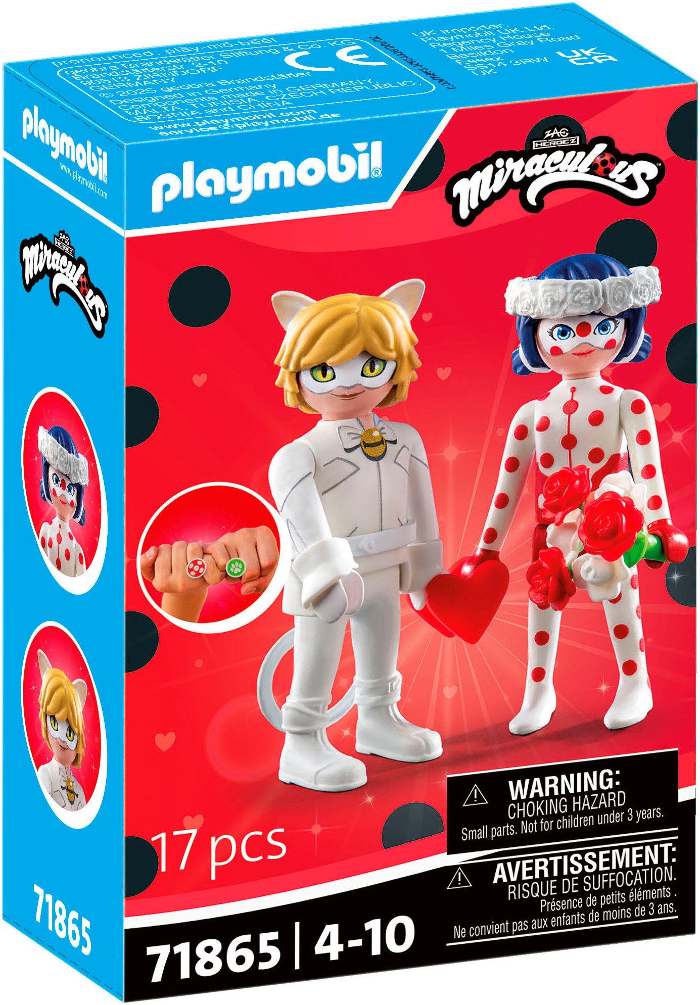 Playmobil® Constructie-speelset Miraculous: Ladybugs & Cat Noirs Hochzeitstraum (71865) (17-delig)