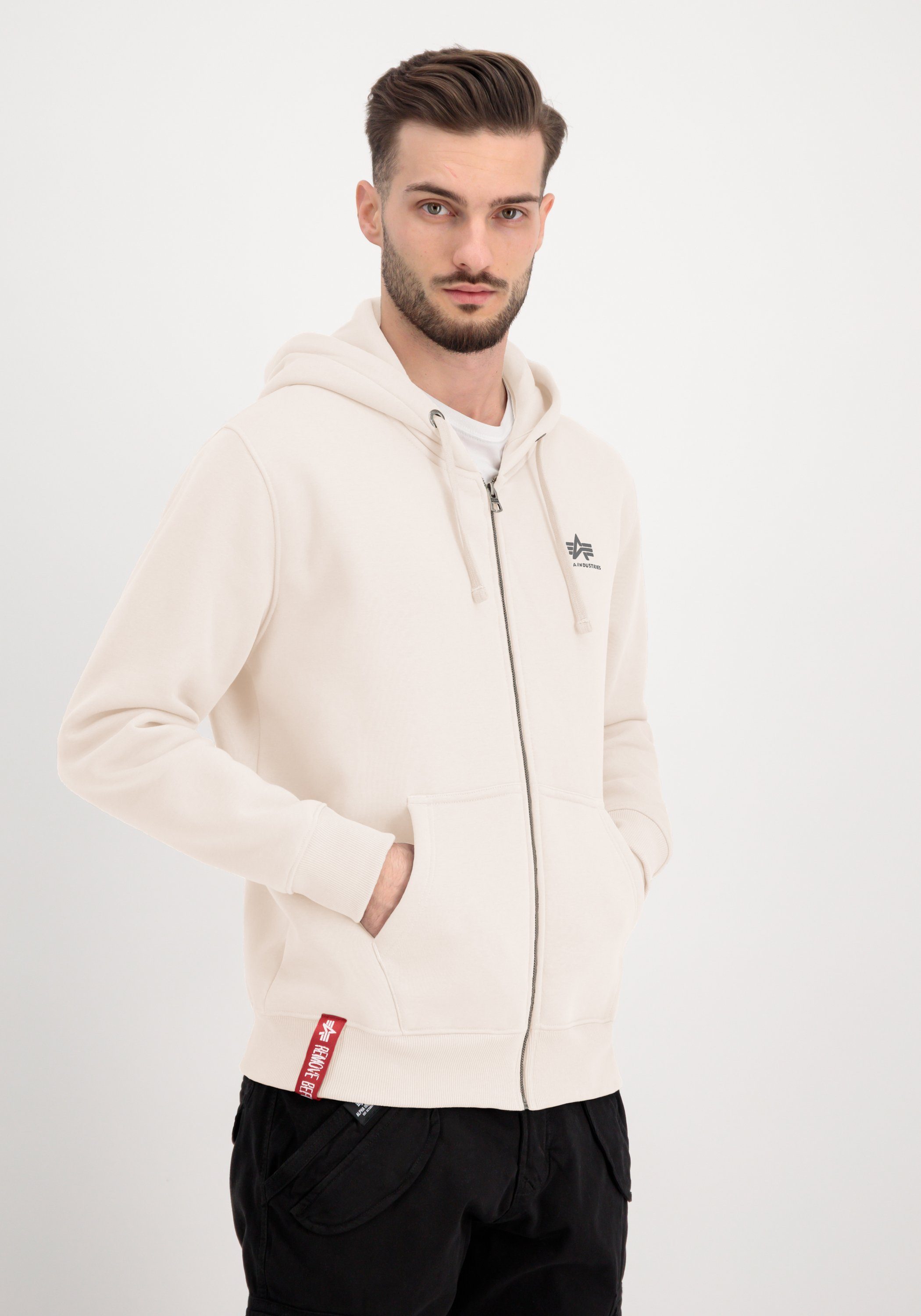 Alpha Industries Hoodie Alpha Industries Men - Hoodies Basic Zip Hoodie Small Logo