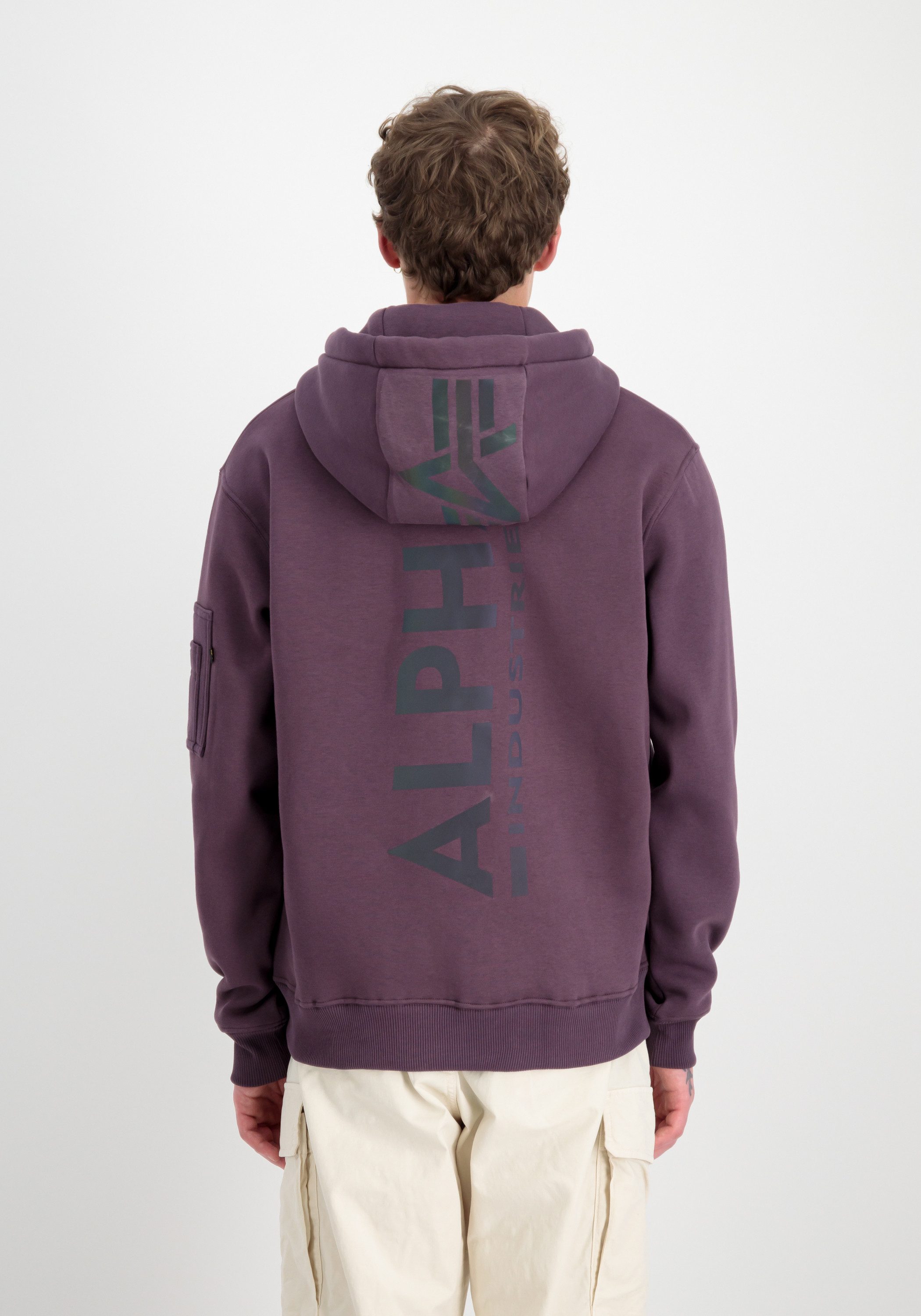 Alpha Industries Hoodie Alpha Industries Men - Hoodies BP Hoodie Rainbow Refl. Print