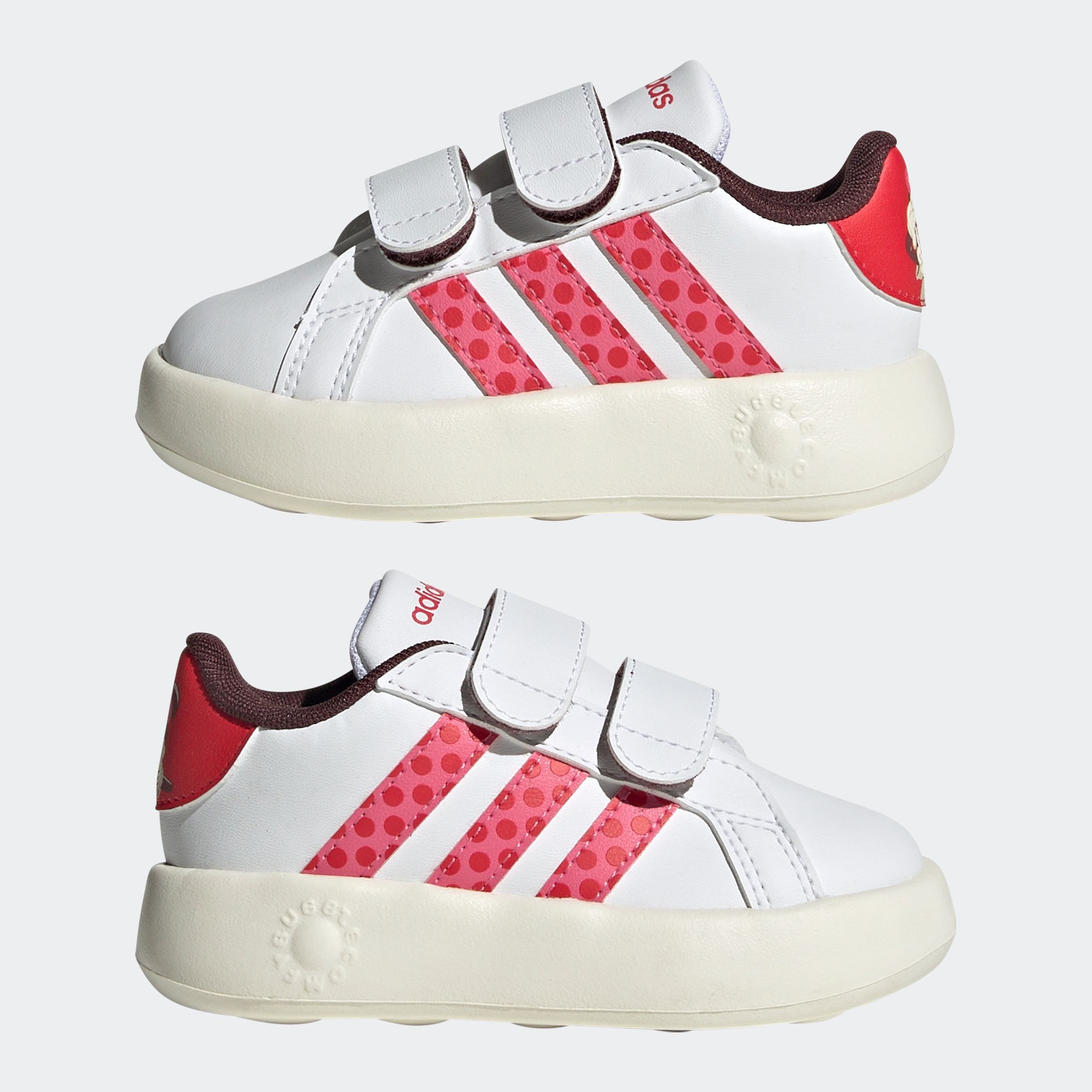 adidas Sportswear Klittenbandschoenen ADIDAS DISNEY MINNIE MAUS KIDS GRAND COURT 2.0 SCHUH Design geïnspireerd op de adidas Superstar, voor kinderen