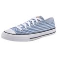 converse sneakers chuck taylor all star gingham blauw