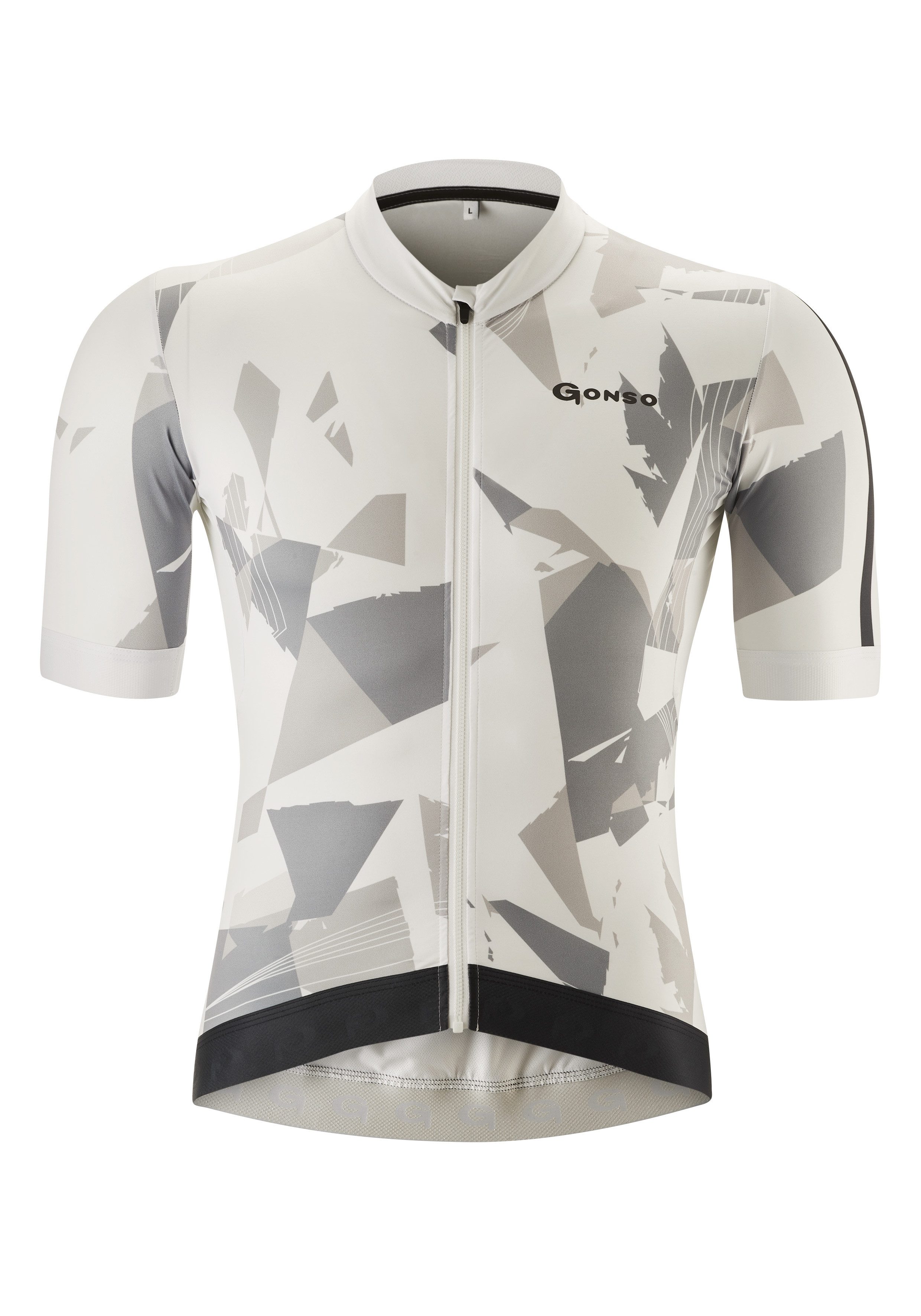 Gonso Fietsshirt TRESERO Heren fiets shirt met korte mouwen ademend fiets tricot met achterzak