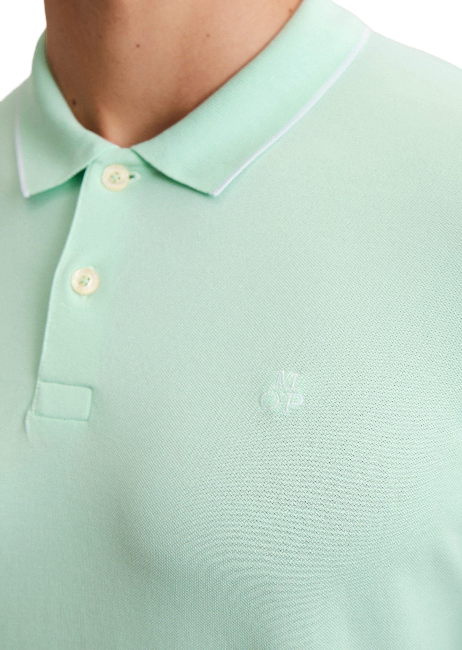 Marc O'Polo Poloshirt van piqué, regular fit, contrasterende details