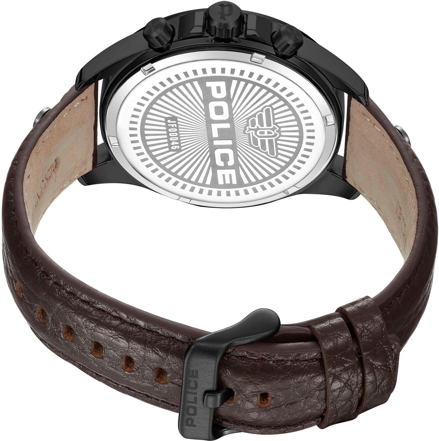 Police Multifunctioneel horloge MALAWI Horloge, quartzhorloge, herenhorloge, datum