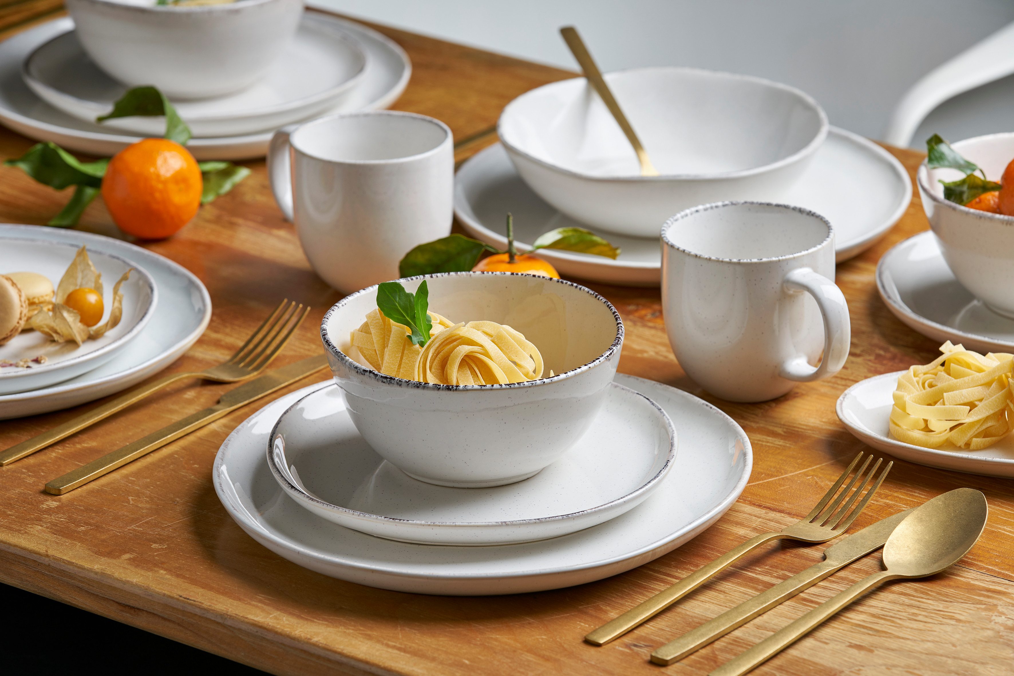 van Well Combi-servies Servies-set Urban, 16-delig (set, 16-delig)
