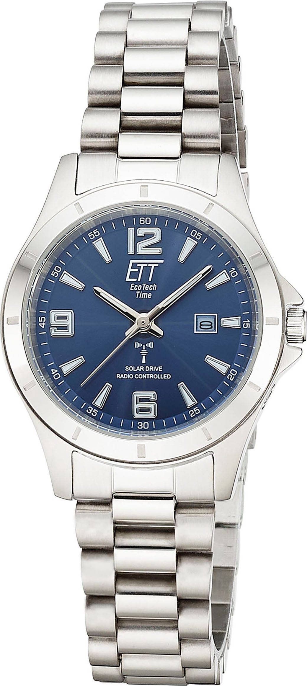 ETT Radiografisch horloge Goby Lady Horloge, solar, dameshorloge, stalen band, analoog