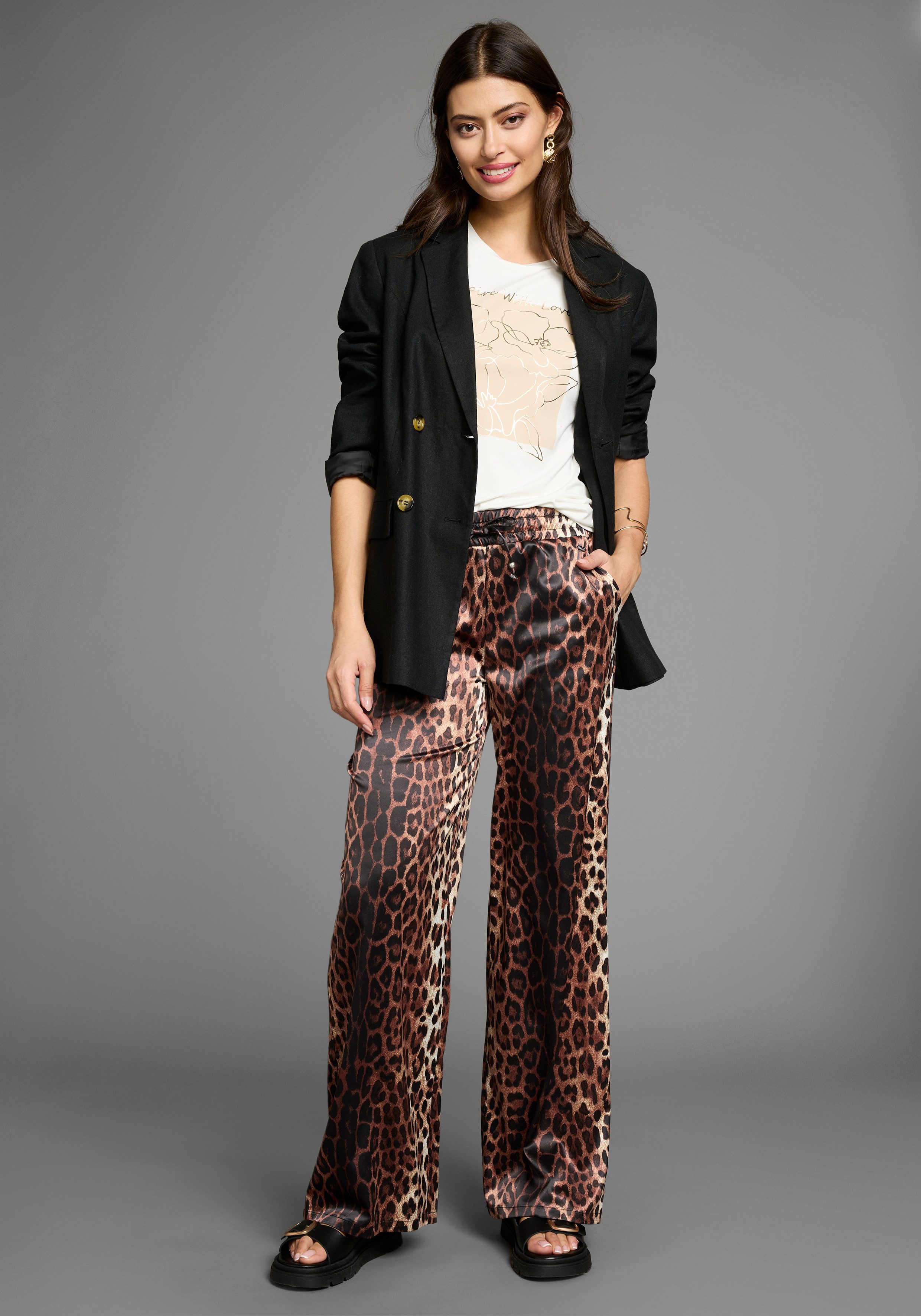Laura Scott T-shirt met frontprint