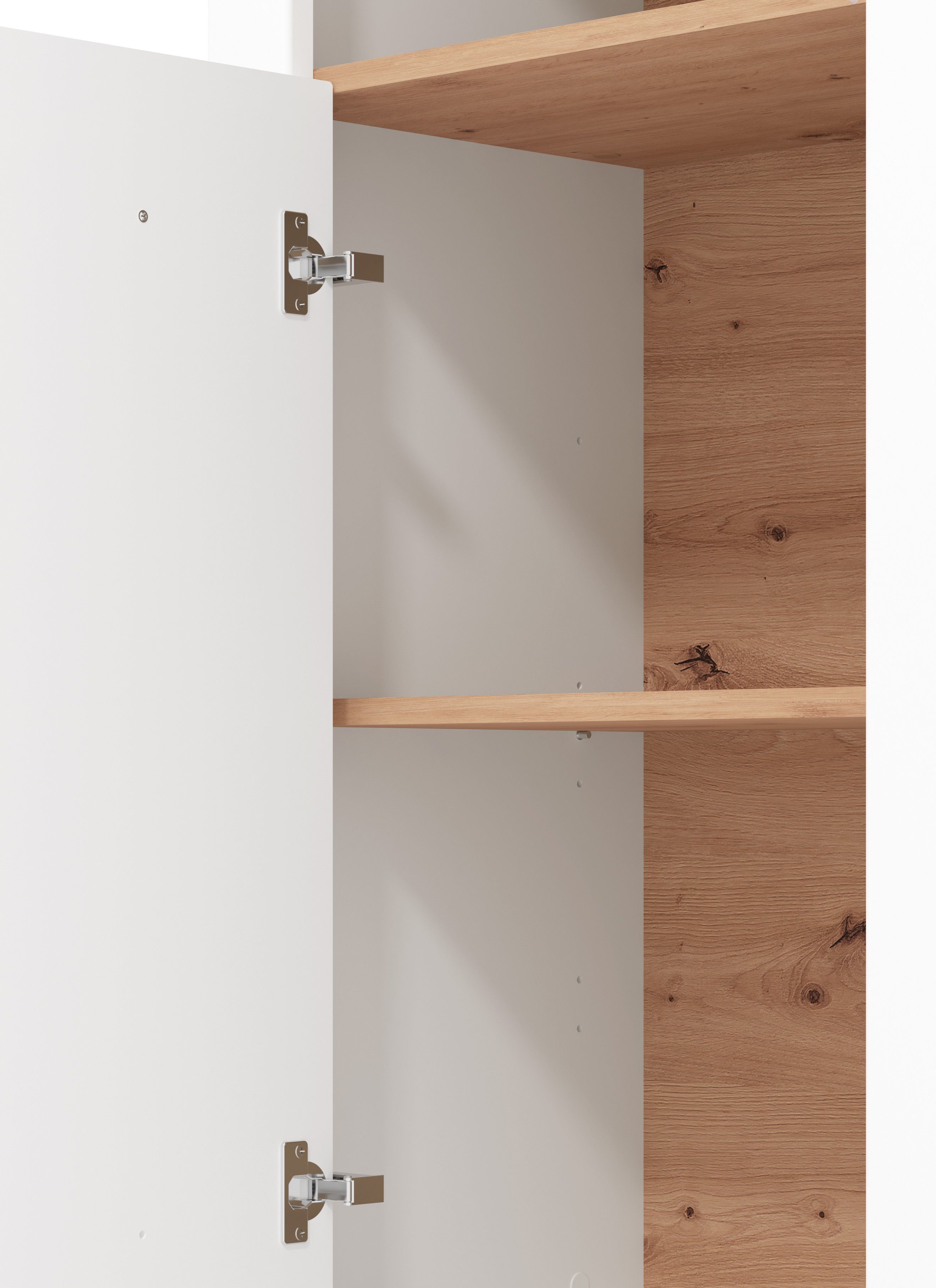 Home affaire Vitrinekast Valencia Breedte 60,5 cm, met 3 open vakken