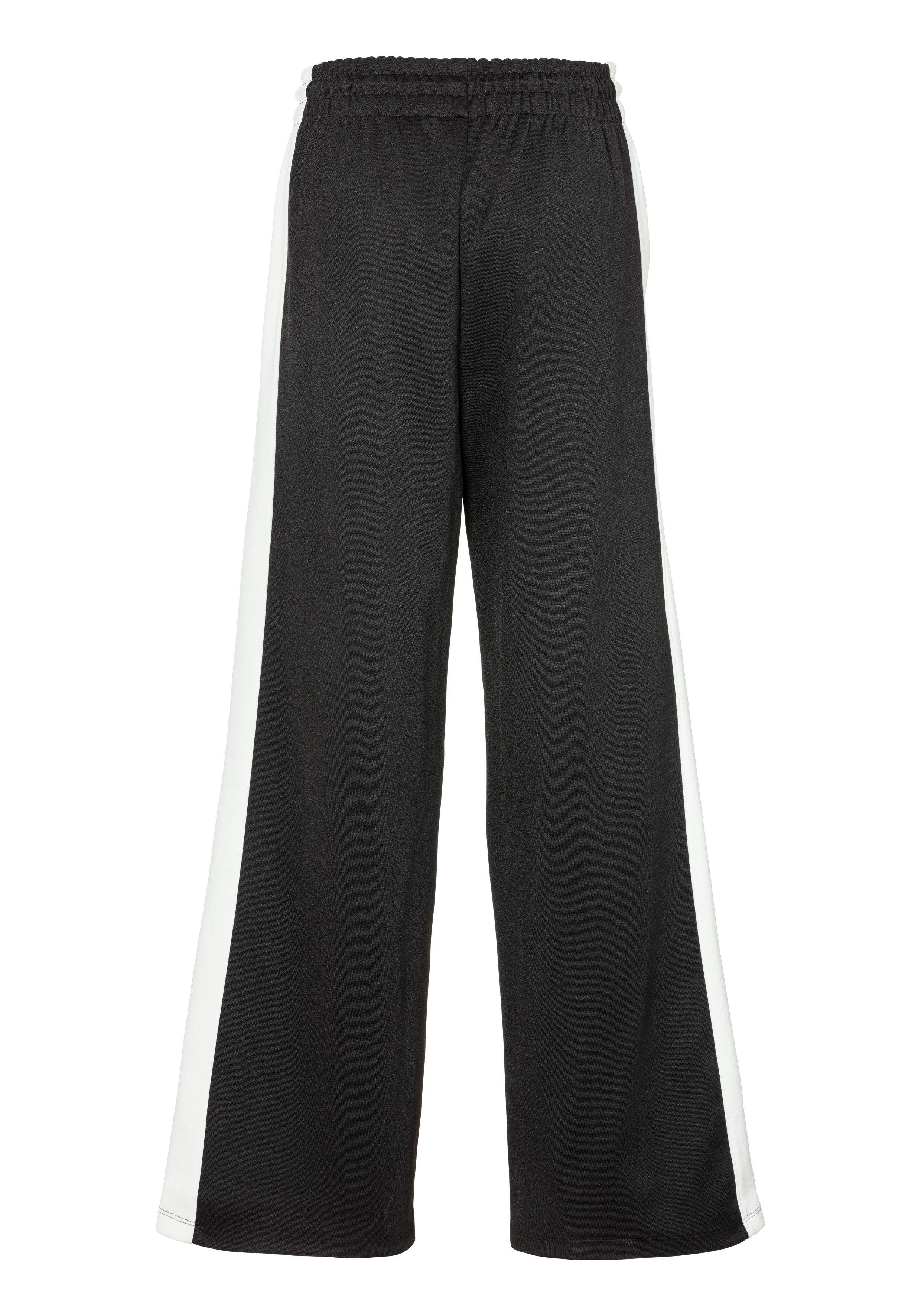 HUGO Blue Geweven broek Nelarina in retro color blocking