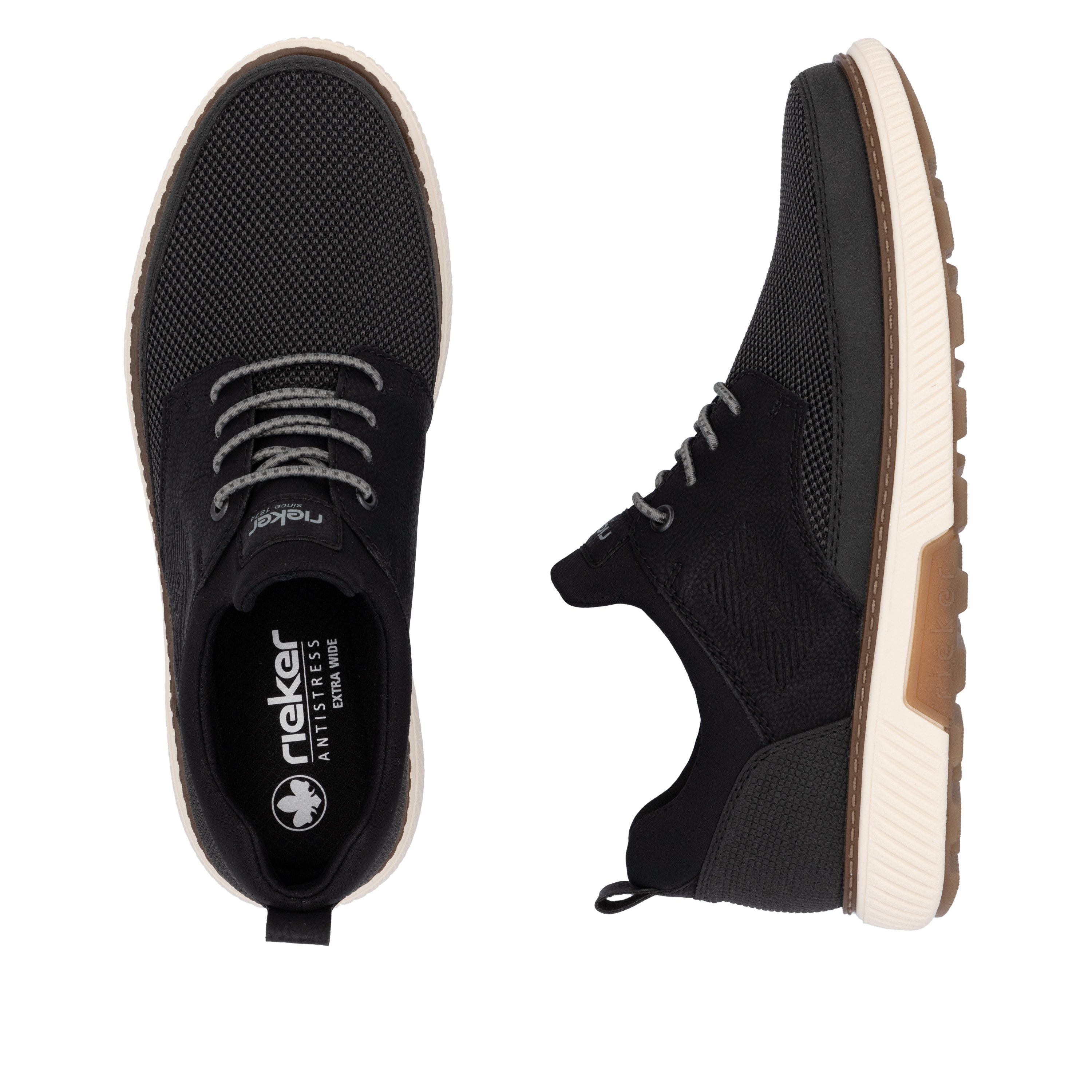 Rieker Slip-on sneakers , vrijetijdsschoen, lage schoen, slipper met memocup-uitrusting