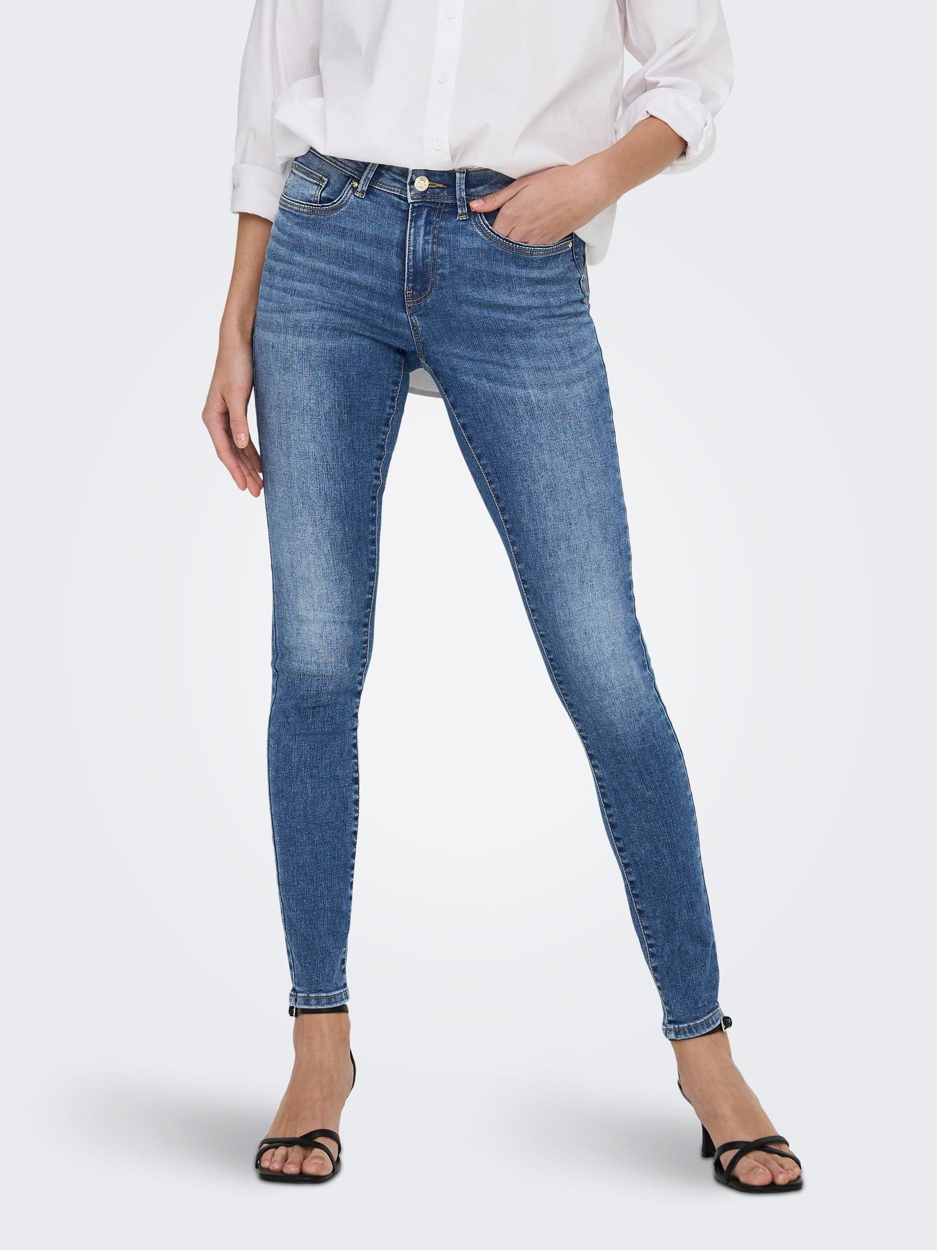 Only Skinny fit jeans ONLWAUW MID SKINNY DNM BJ370 NOOS