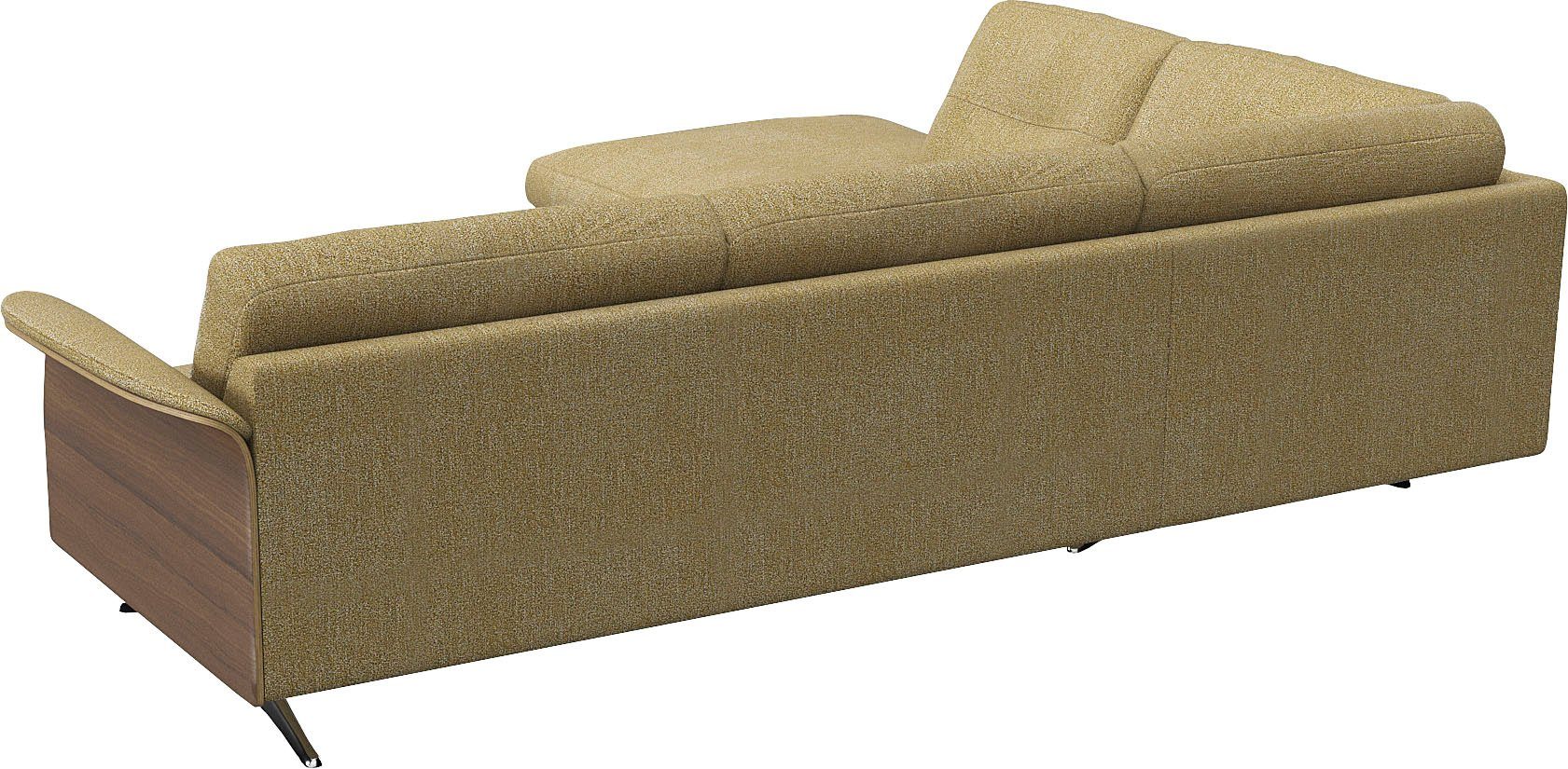 FLEXLUX Hoekbank Glow, super comfortabel door hoogwaardige zitconstructie met binnenvering, L-vorm