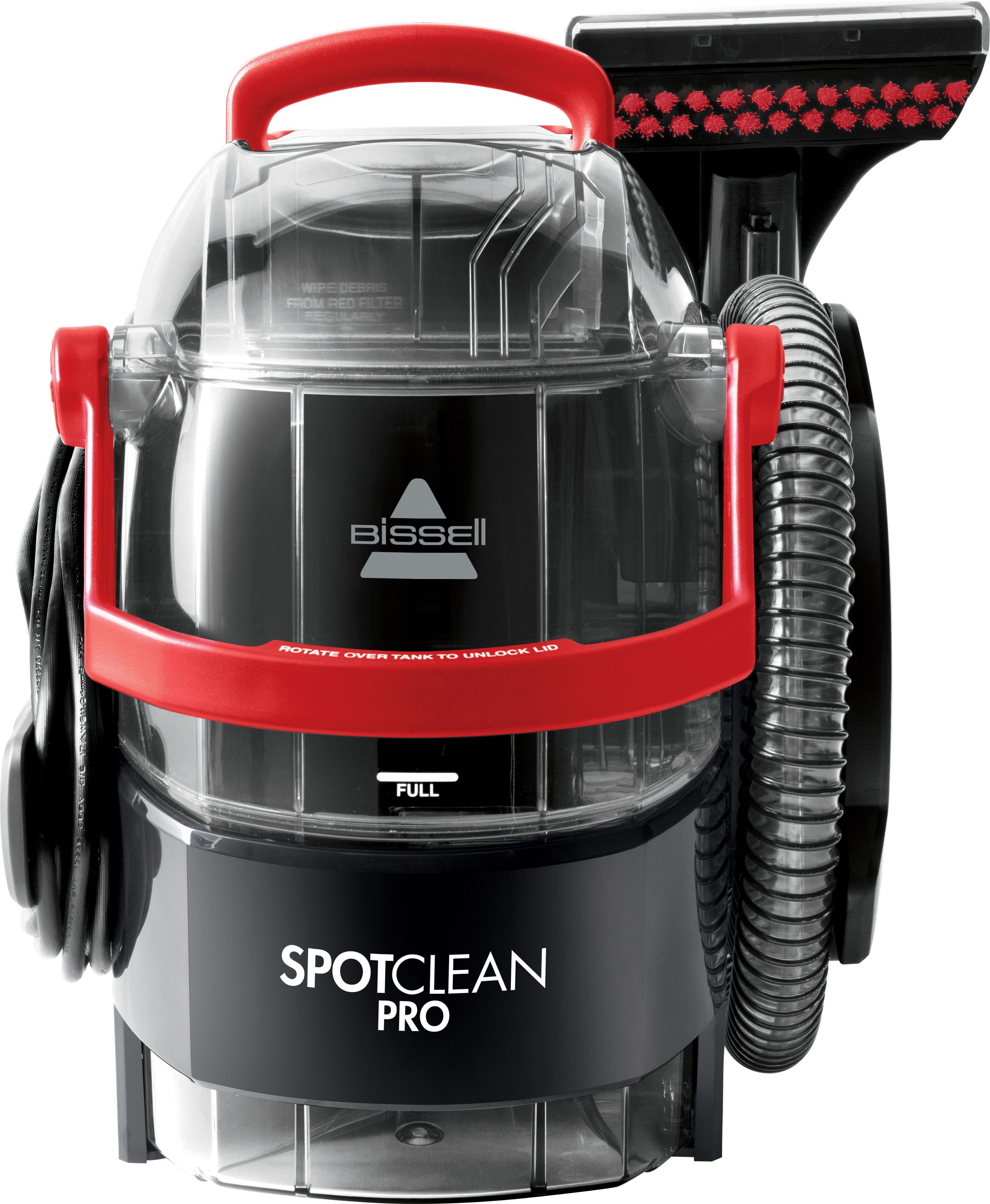 Bissell Waszuiger 1558N, SpotClean Pro, krachtig, Dual-XLTank, >15kPa reinigt vlekken op tapijt, bekleding, trap & autostoel als een professional