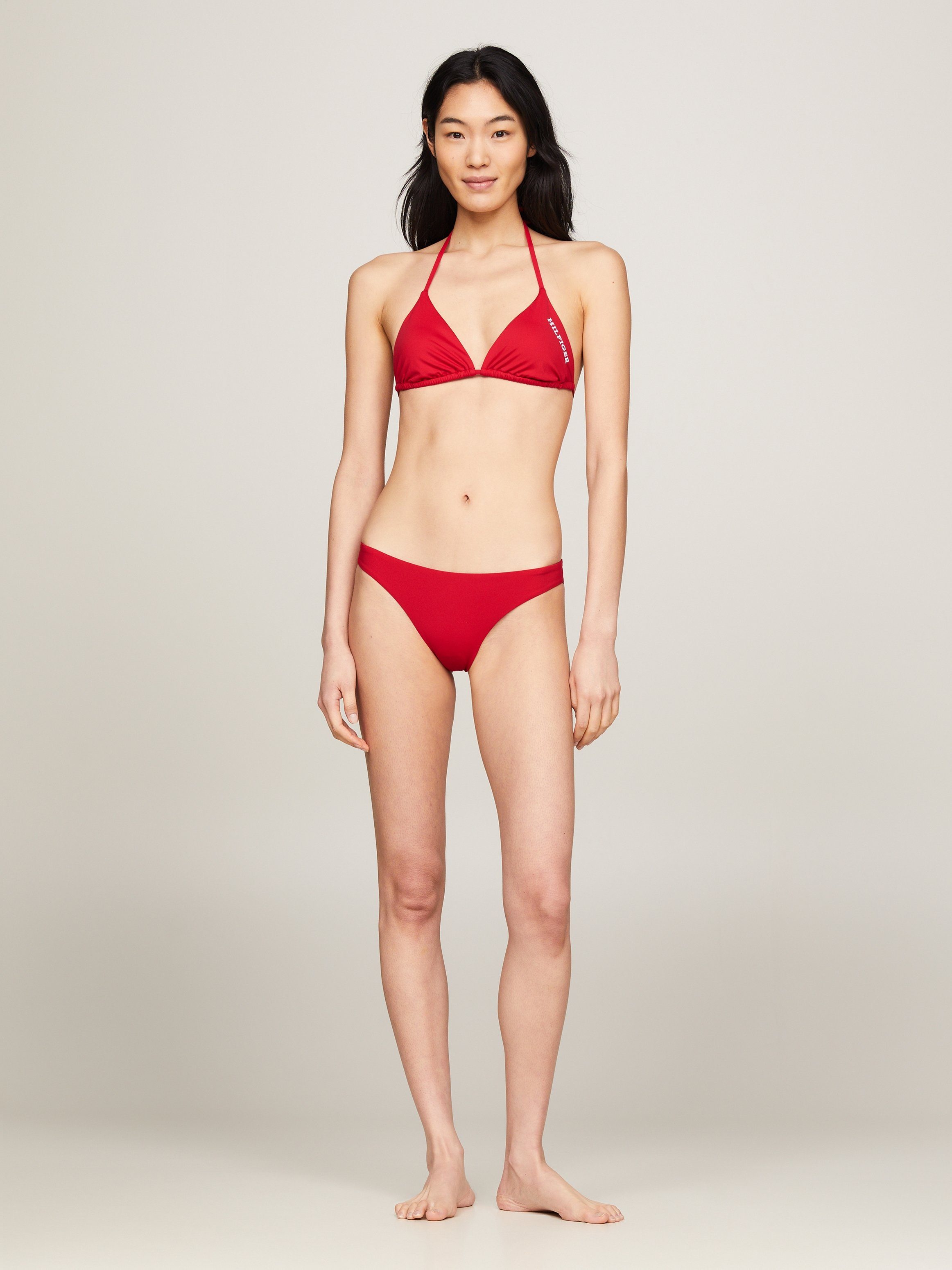 Tommy Hilfiger Swimwear Triangel-bikinitop TRIANGLE RP met een logo-opschrift