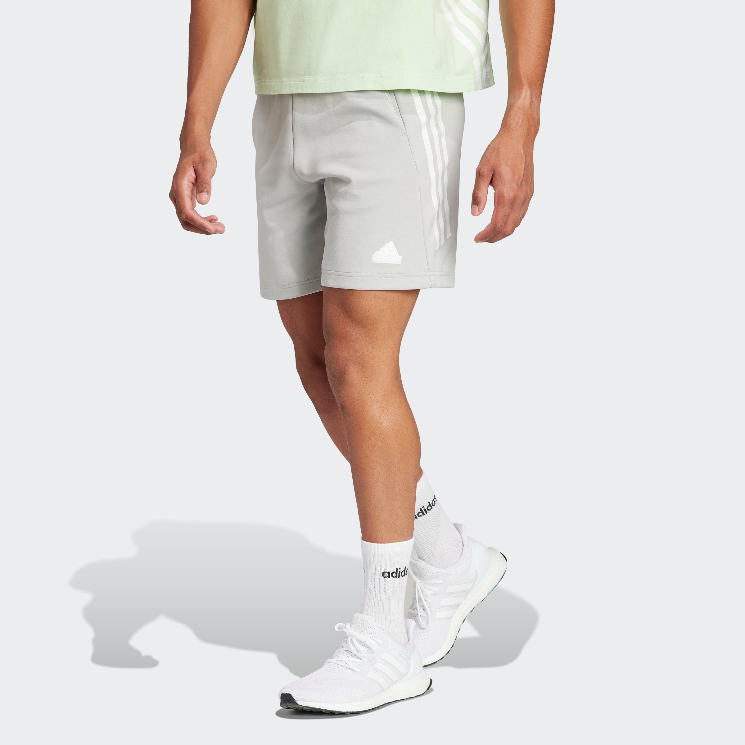 adidas Sportswear Short M FI 3S SHO (1-delig) heren bermuda broeken maat XXXL grijs