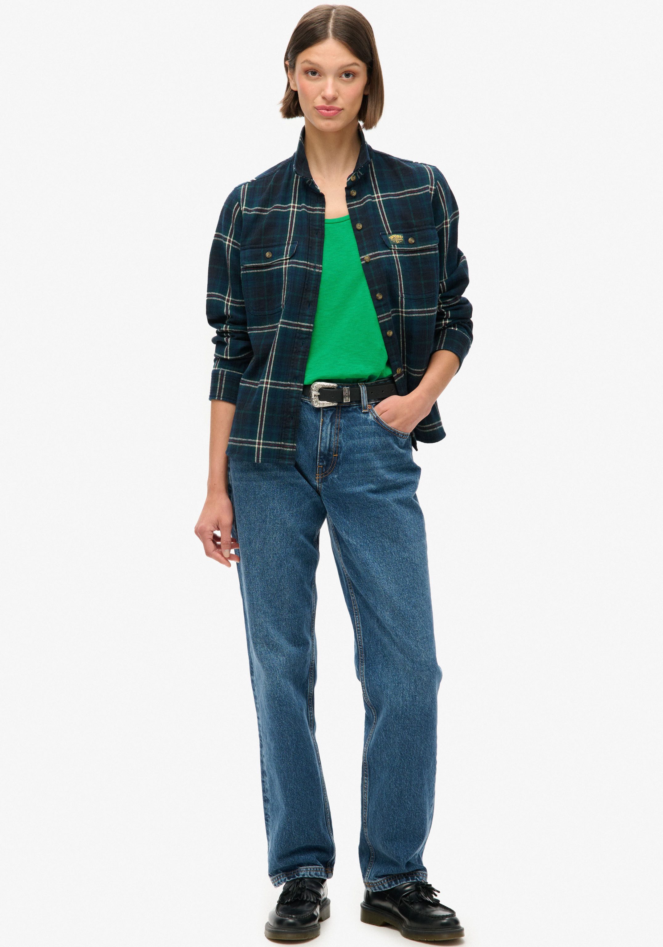 Superdry Shirt met korte mouwen SCOOP NECK TEE
