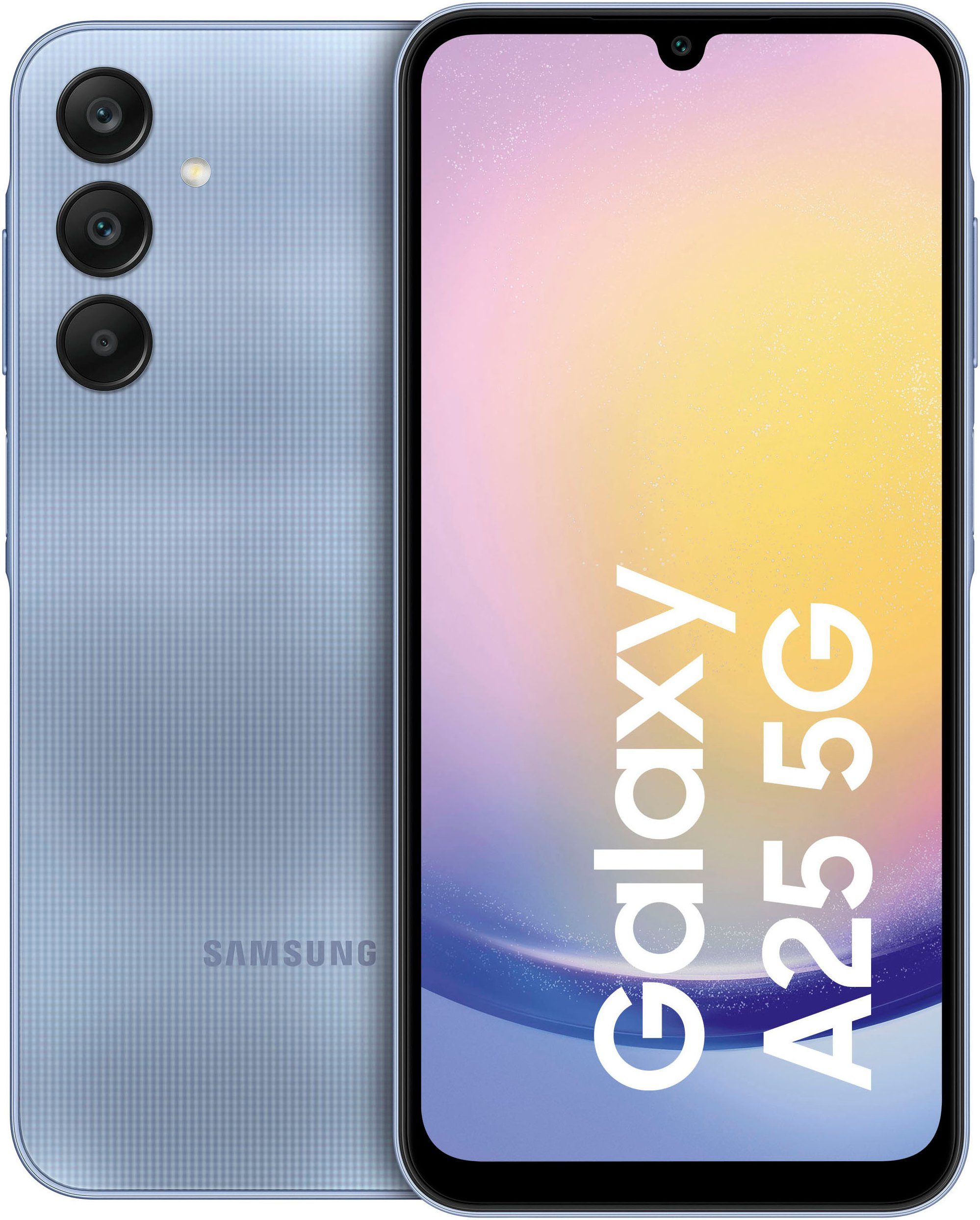samsung smartphone galaxy a25 5g, 128 gb blauw