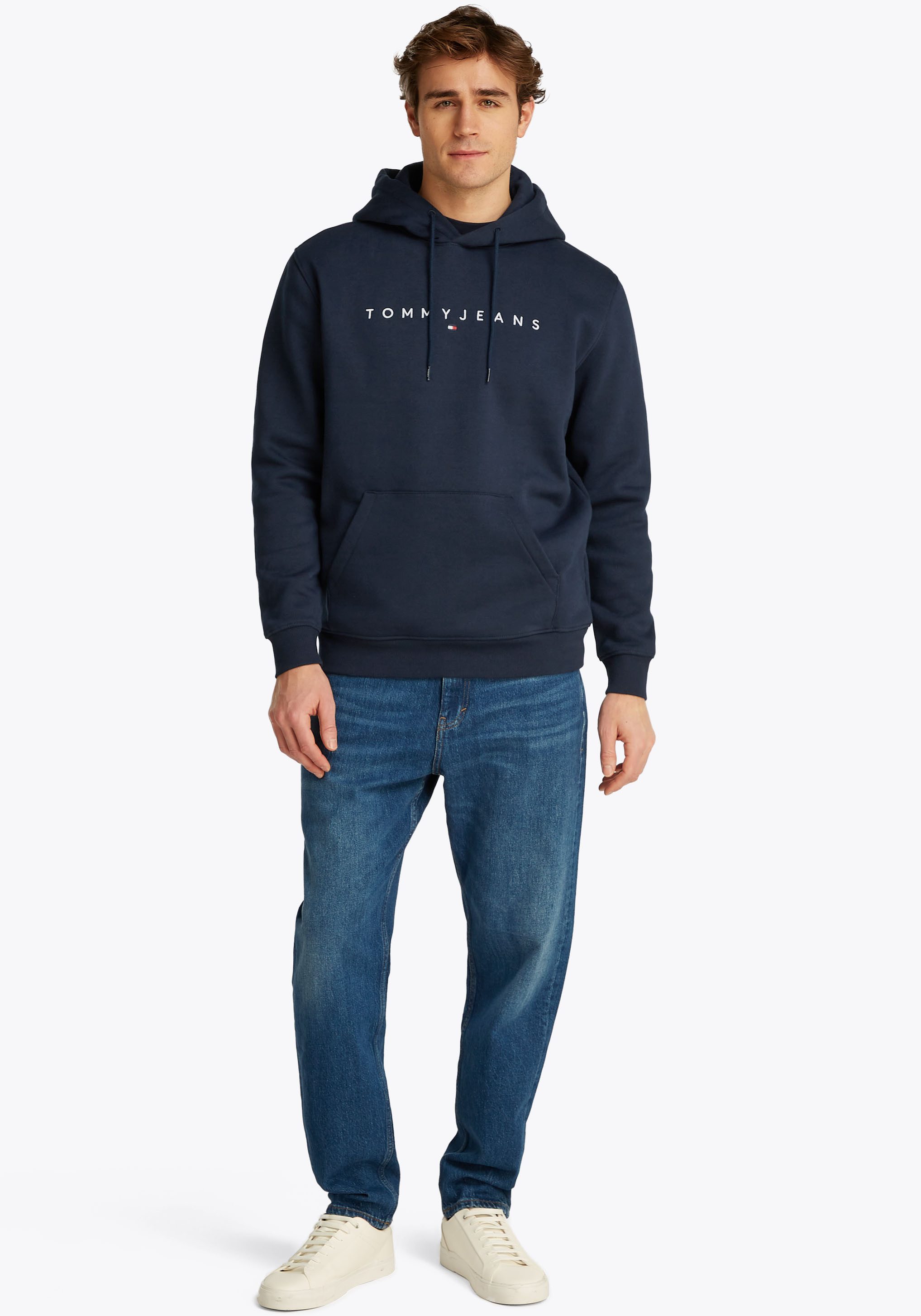 TOMMY JEANS Hoodie TJM REG LINEAR LOGO HOODIE EXT