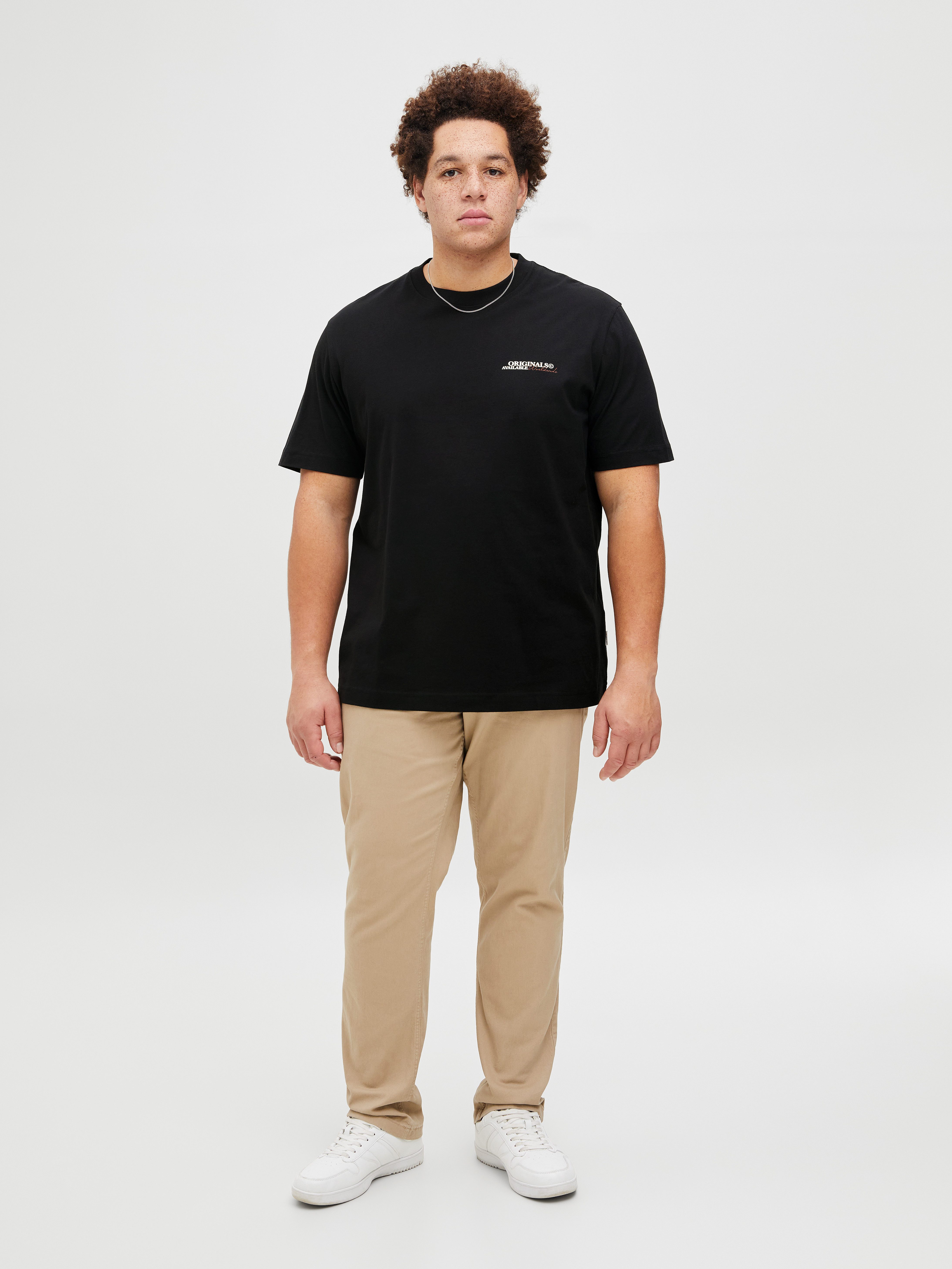 Jack & Jones PlusSize Shirt met korte mouwen JORISLINGTON TYPE TEE SS CREW NECK PLS