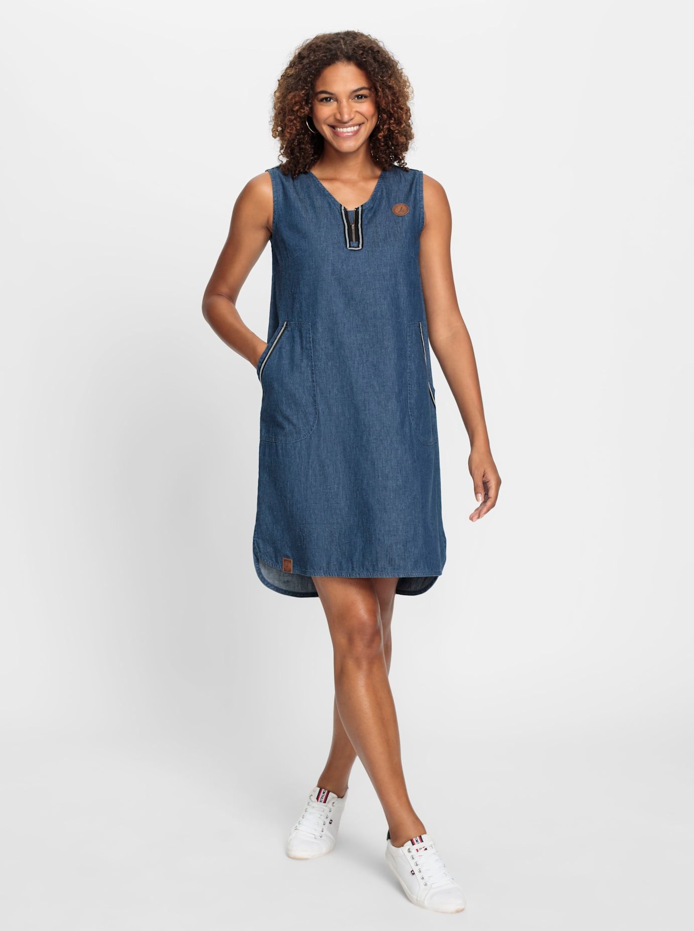 Casual Looks Jeans jurk dames spijkerjurken maat 38 blauw