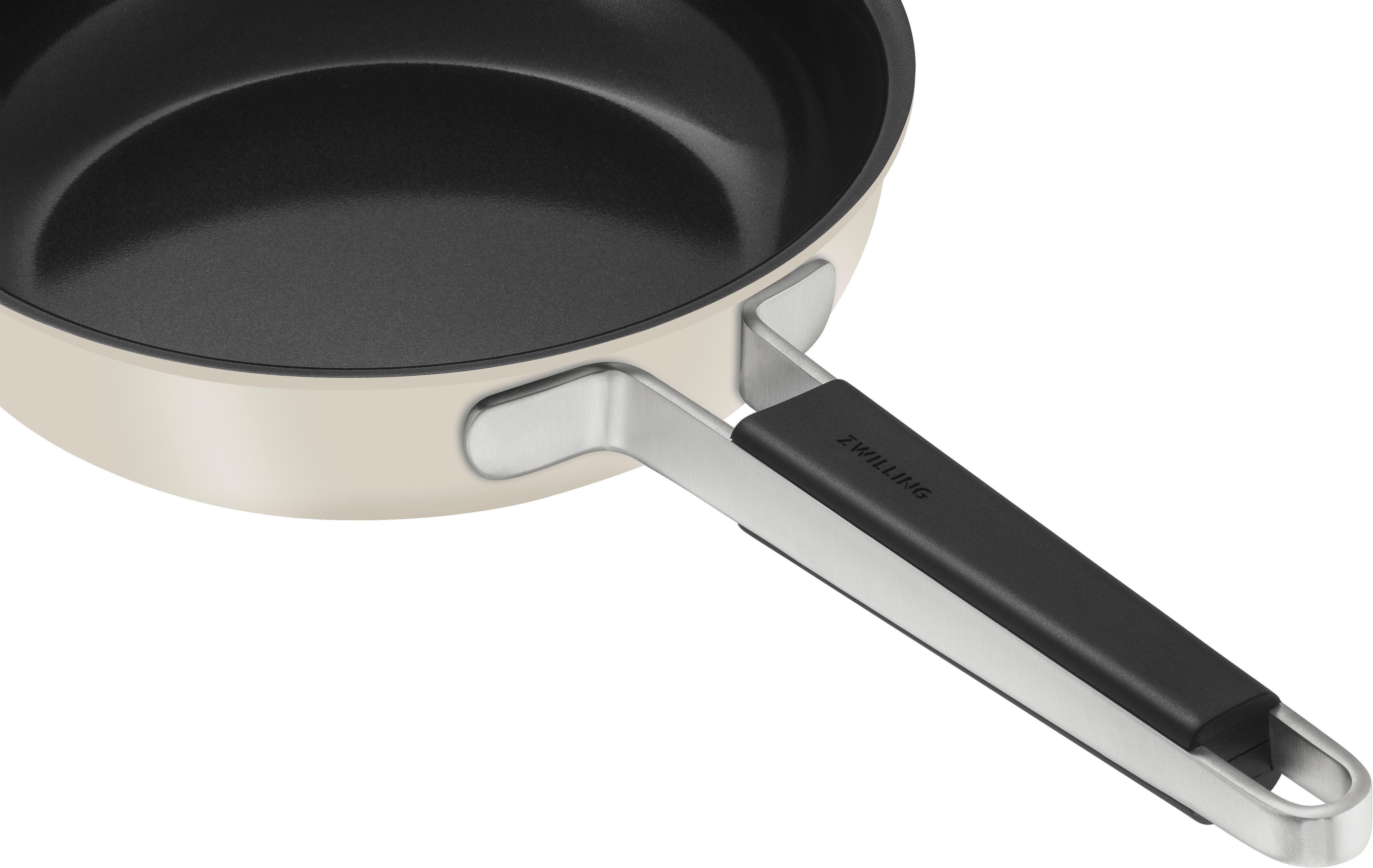 Zwilling Koekenpan Pure Keramische coating, Stay-Cool handgrepen, roestvrij staal (1-delig)