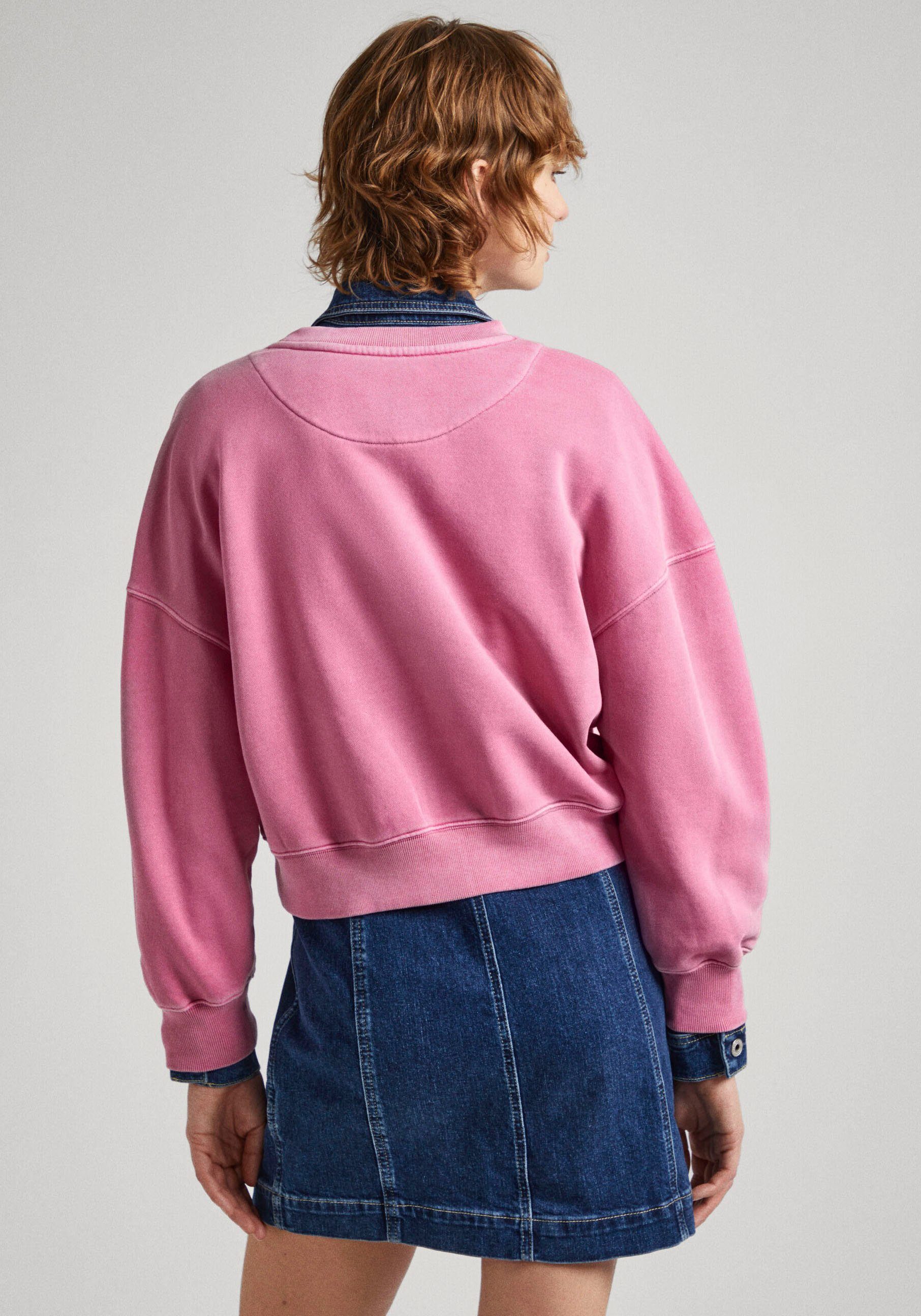 Pepe Jeans Sweatshirt LYNETTE in gewassen look