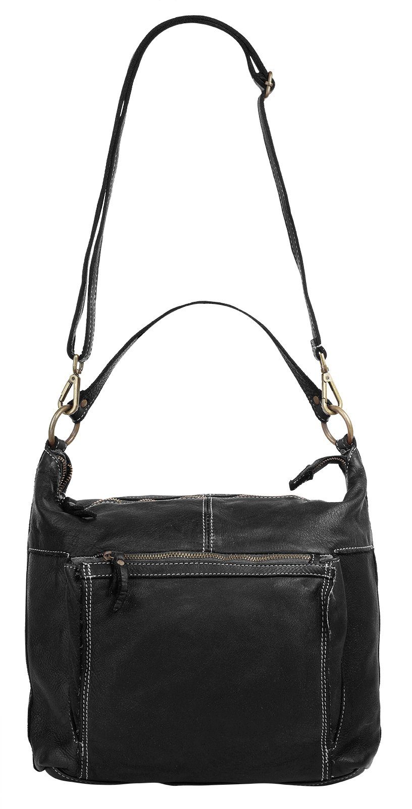 Cluty Shopper echt leer, made in italy