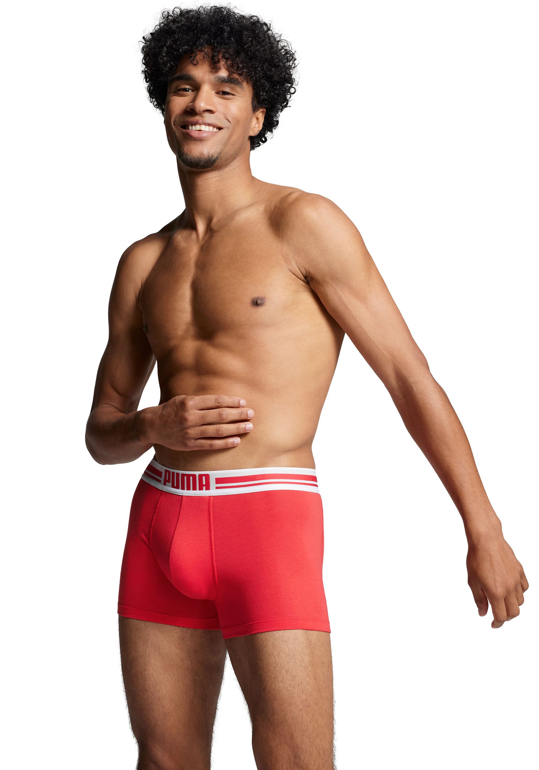 PUMA Boxershort met logoband (2 stuks, Set van 2)