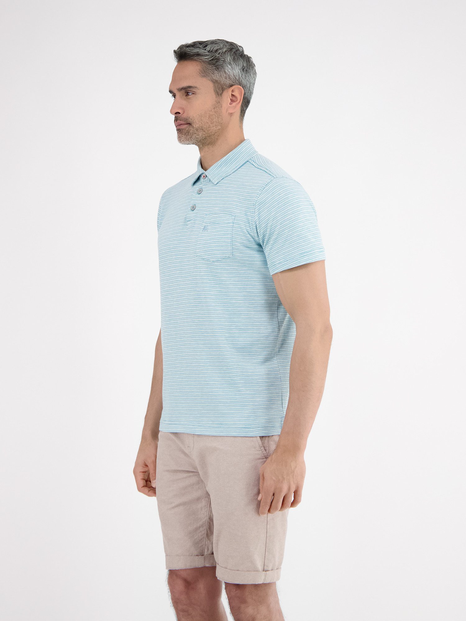 Lerros Poloshirt LERROS Poloshirt, sportief gestreept