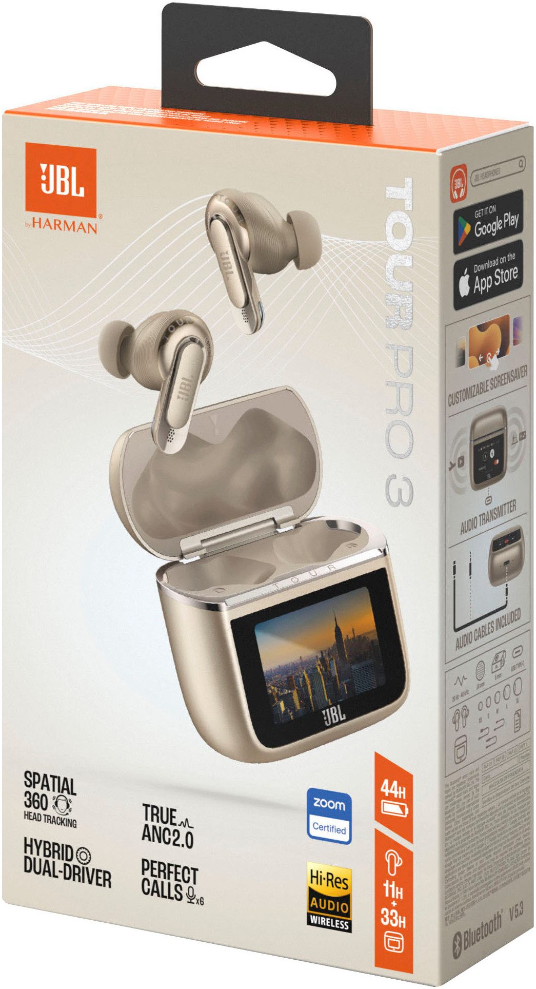 JBL Draadloze in-ear hoofdtelefoon TOUR PRO 3 TWS